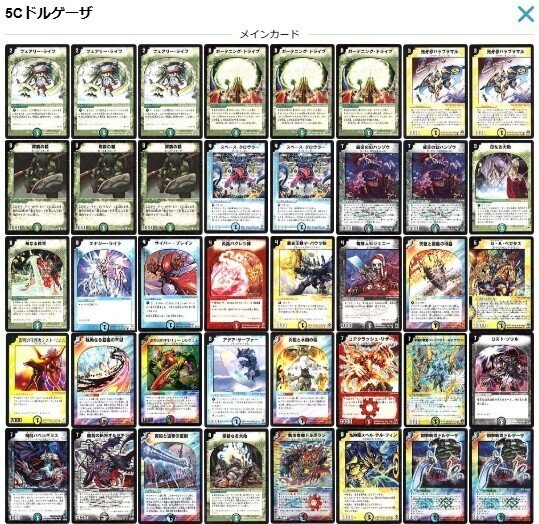 5Cドルゲーザ【デュエマクラシック08】｜白猫