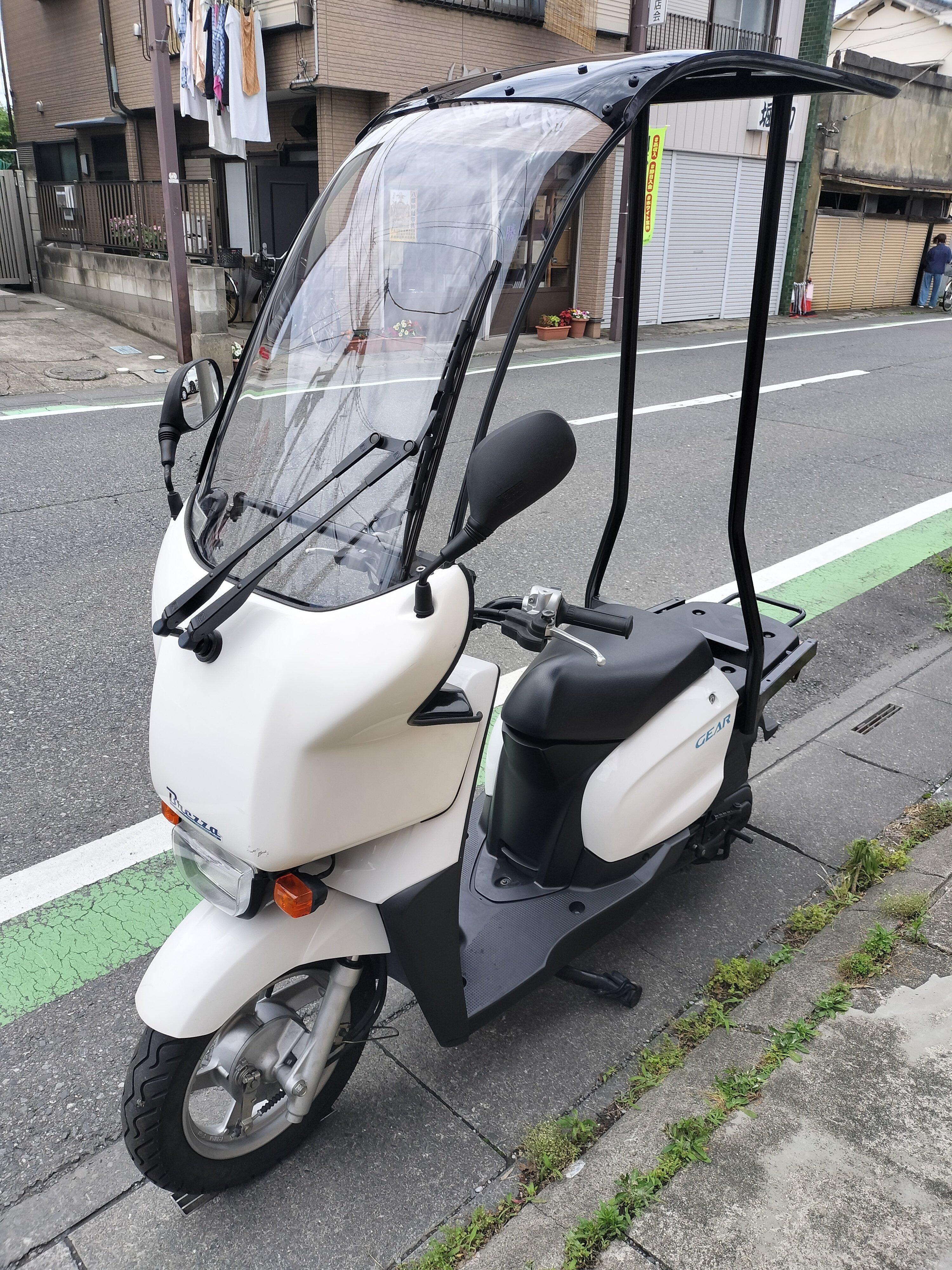 整備必須】YAMAHA gear ルーフ、ワイパー付き デリバリーバイク 【公式