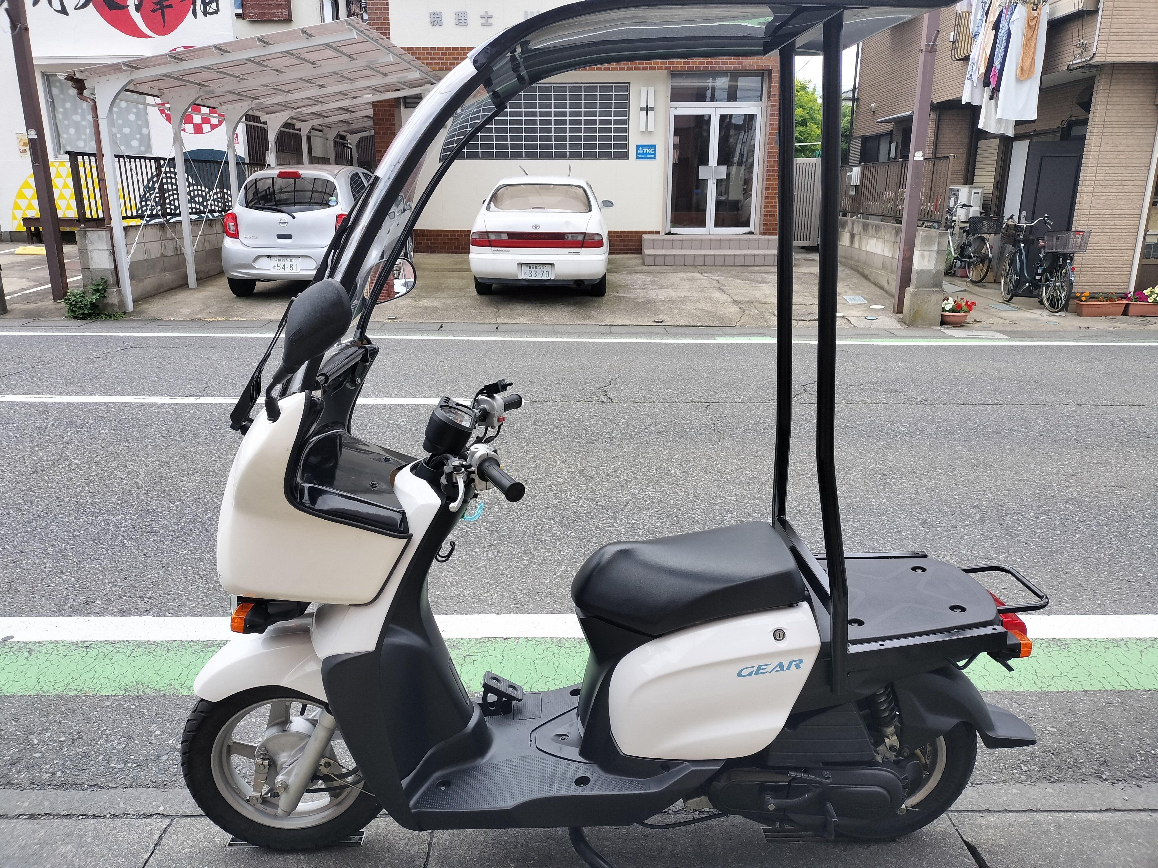 ご成約致しました】ヤマハ ギア UA08J-BGA3 50cc 帝都産業ルーフ付き