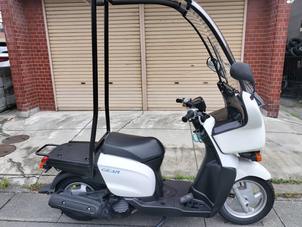 ご成約致しました】ヤマハ ギア UA08J-BGA3 50cc 帝都産業ルーフ付き 