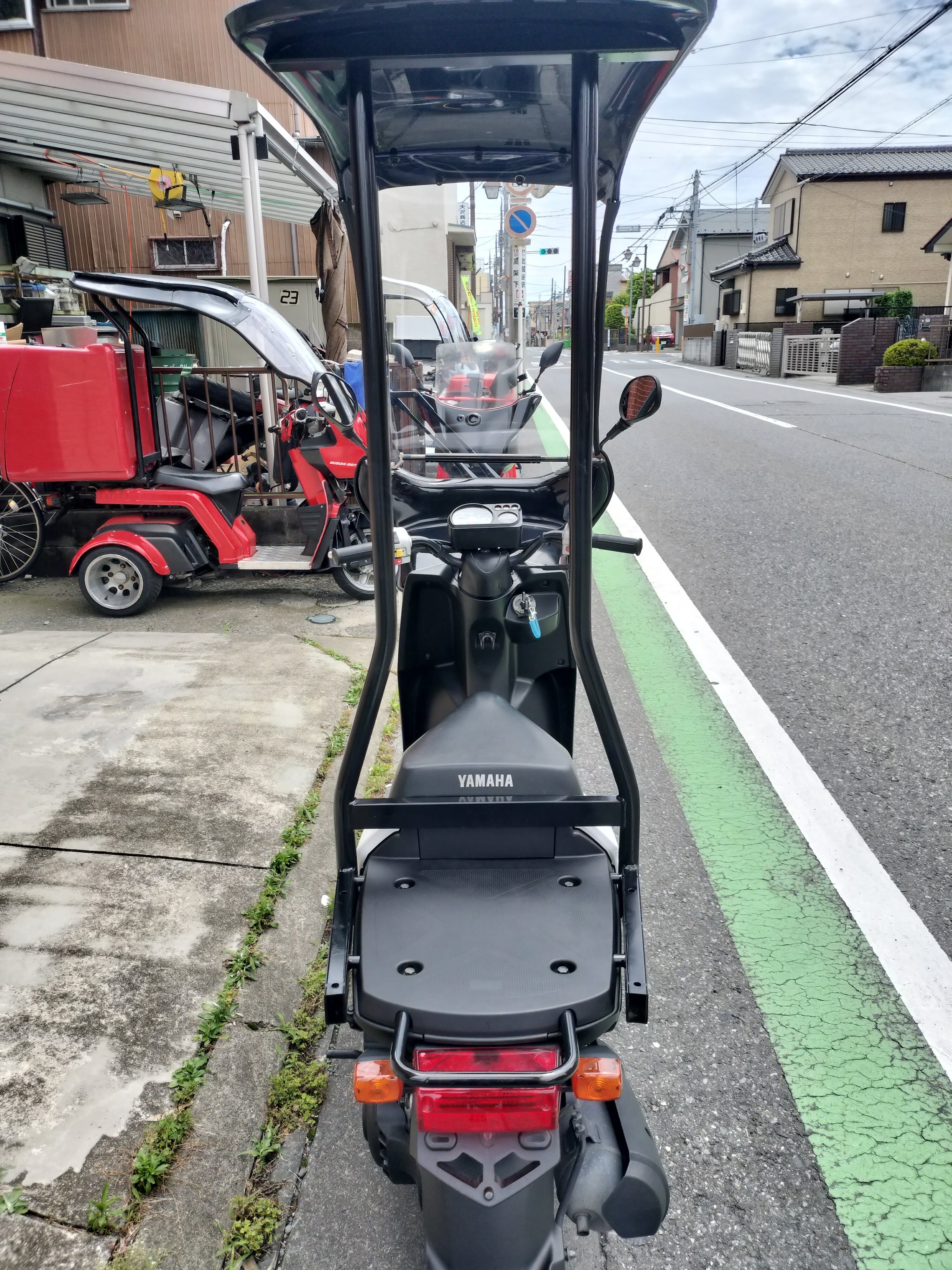 ご成約致しました】ヤマハ ギア UA08J-BGA3 50cc 帝都産業ルーフ付き