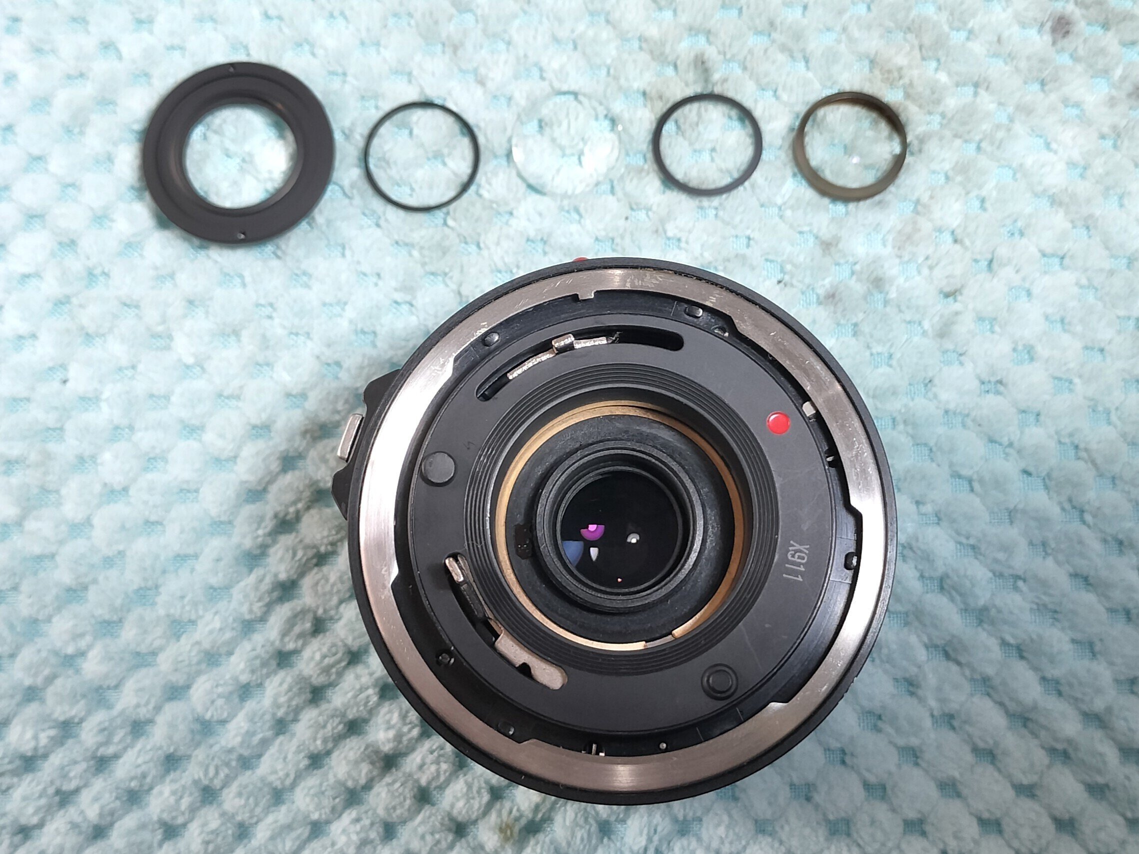 【カビくもり無】Canon New FD 35mm F2 フィルター・フード付き Canon New FD 35mm F/2の分解とカタつきの解消法｜フィルム