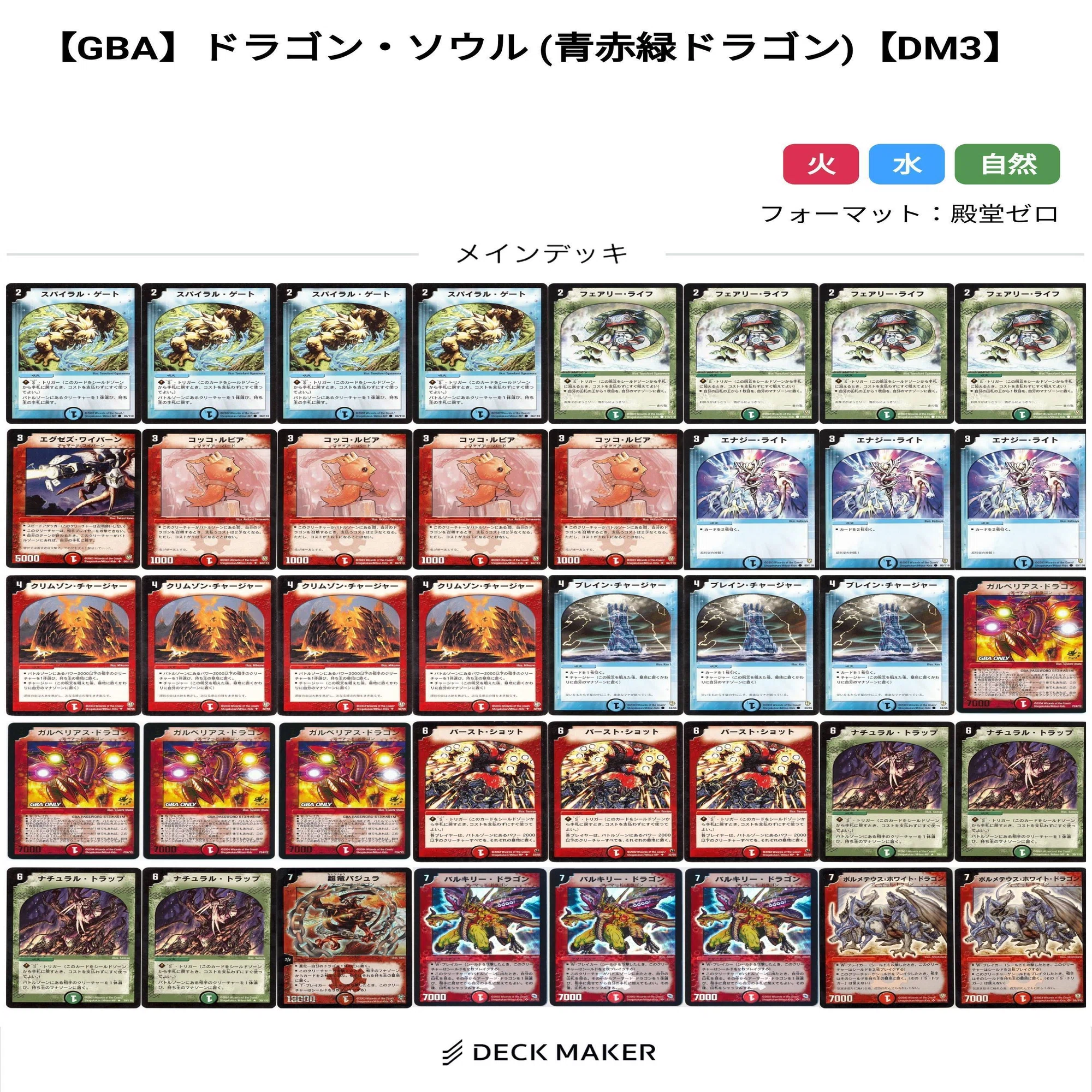 GBA】デュエル・マスターズ3 マイデッキ紹介&ゲーム内環境を検証して 