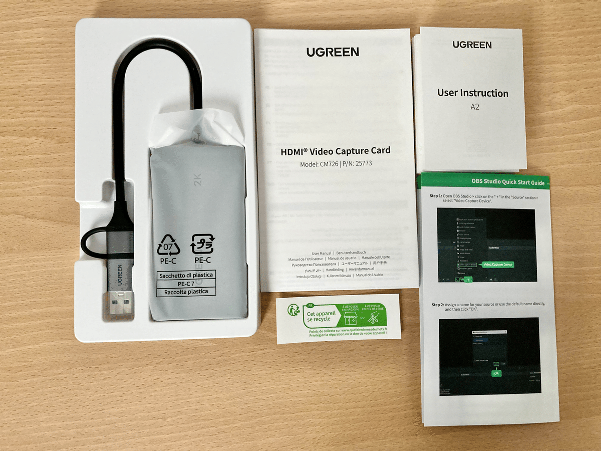 ど素人レビュー】初めてキャプボを買った！｜UGREEN 2K@30Hz HDMI