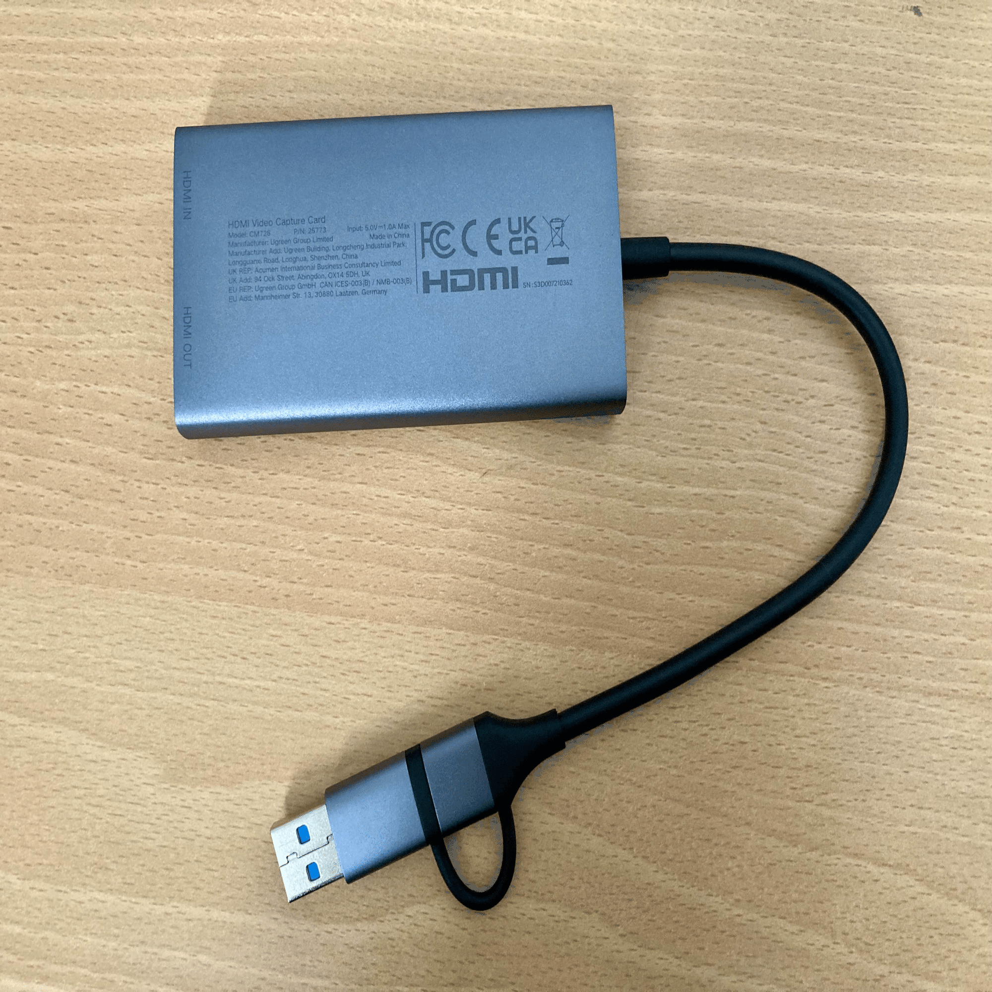 ど素人レビュー】初めてキャプボを買った！｜UGREEN 2K@30Hz HDMI