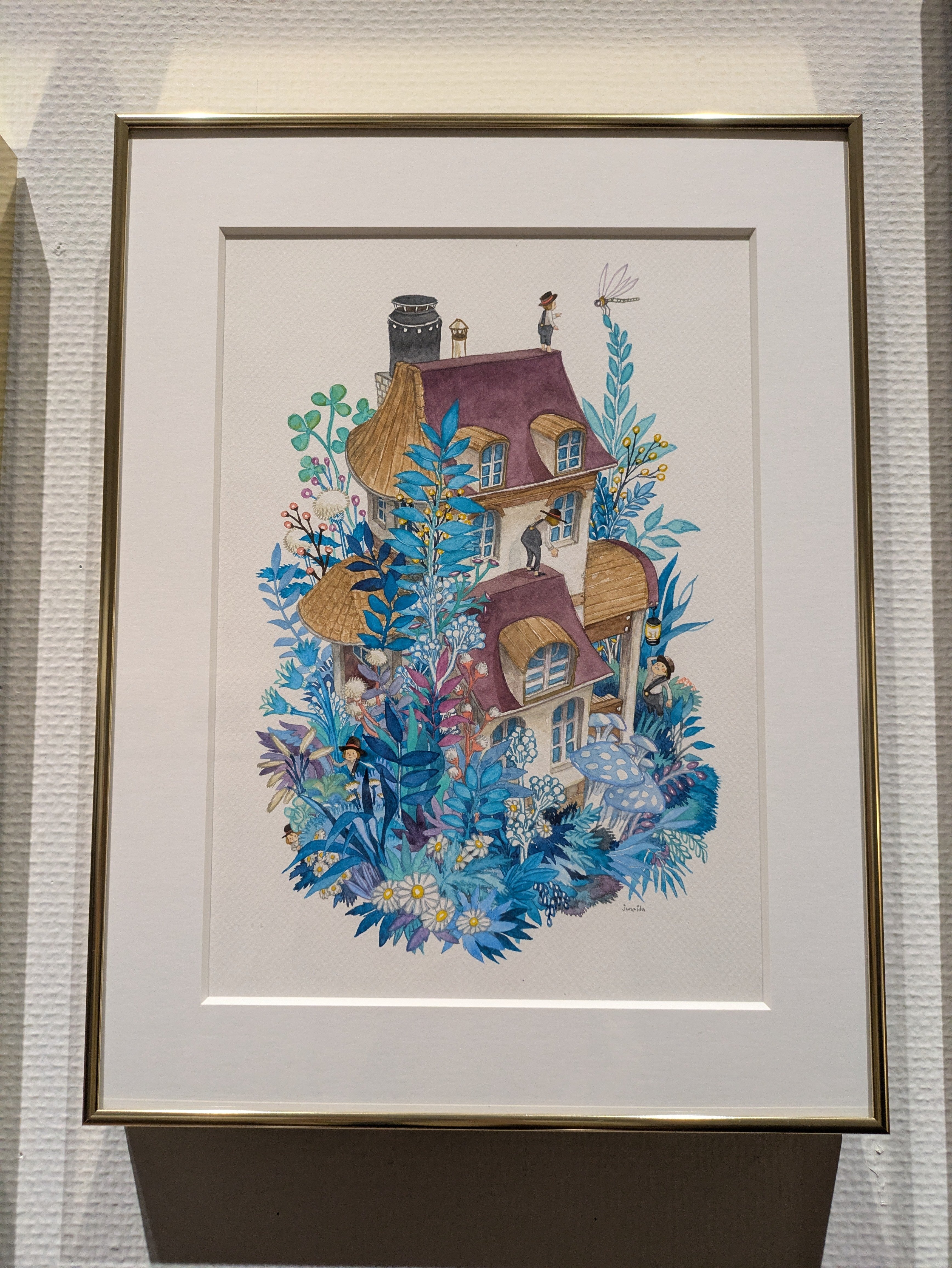 我が家に伝わる絵 かわいくて楽しい」だけじゃなかったjunaida展｜かわせみ かせみ
