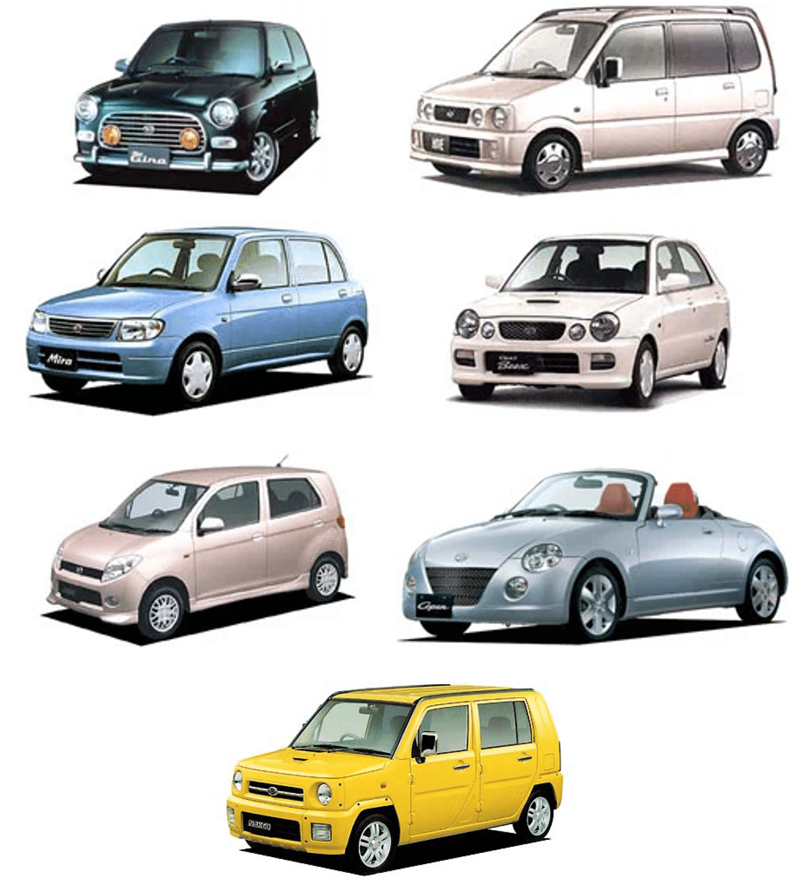 2000年代ダイハツ車、あれこれpart1 〜状況整理編〜｜まざい