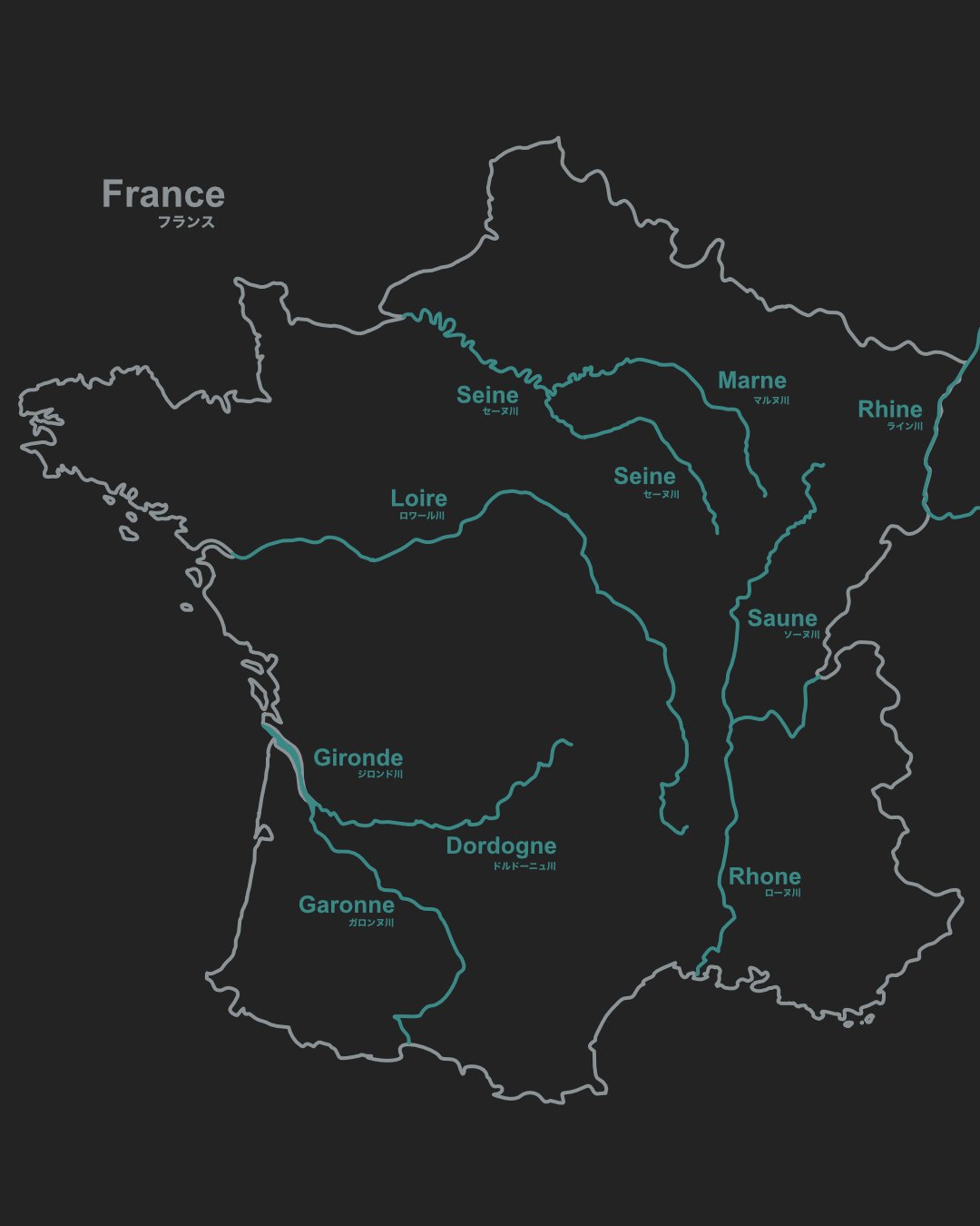 布地　パリ セーヌ川周辺 地図 セーヌ川パリ地図のセーヌ川クルーズ地図(Île-de-France-フランス)