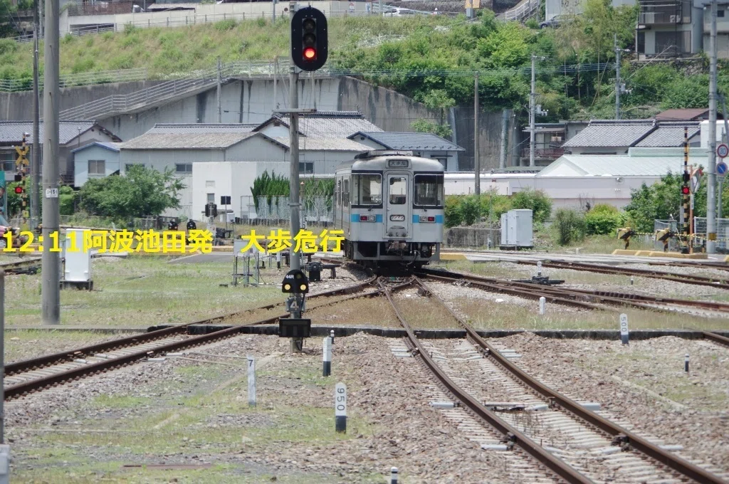 阿波池田駅にて。旅するカメラPENTAX K-3II エキタグ＠JR四国土讃線