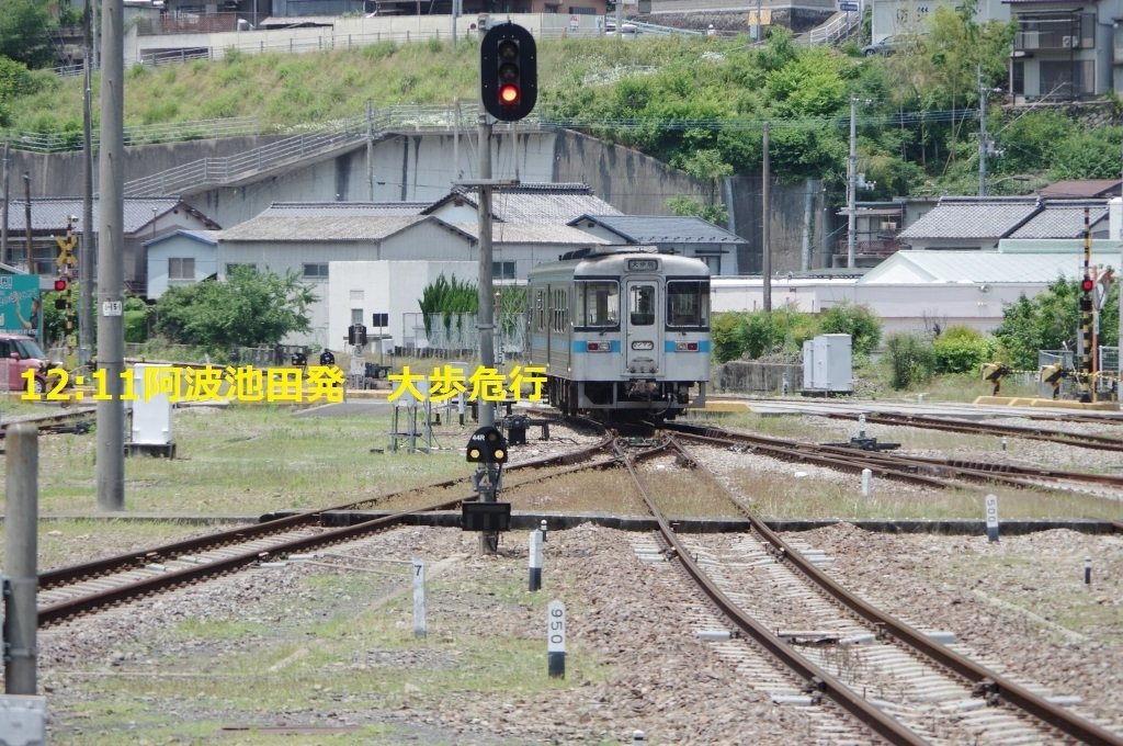 阿波池田駅にて。旅するカメラPENTAX K-3II エキタグ＠JR四国土讃線