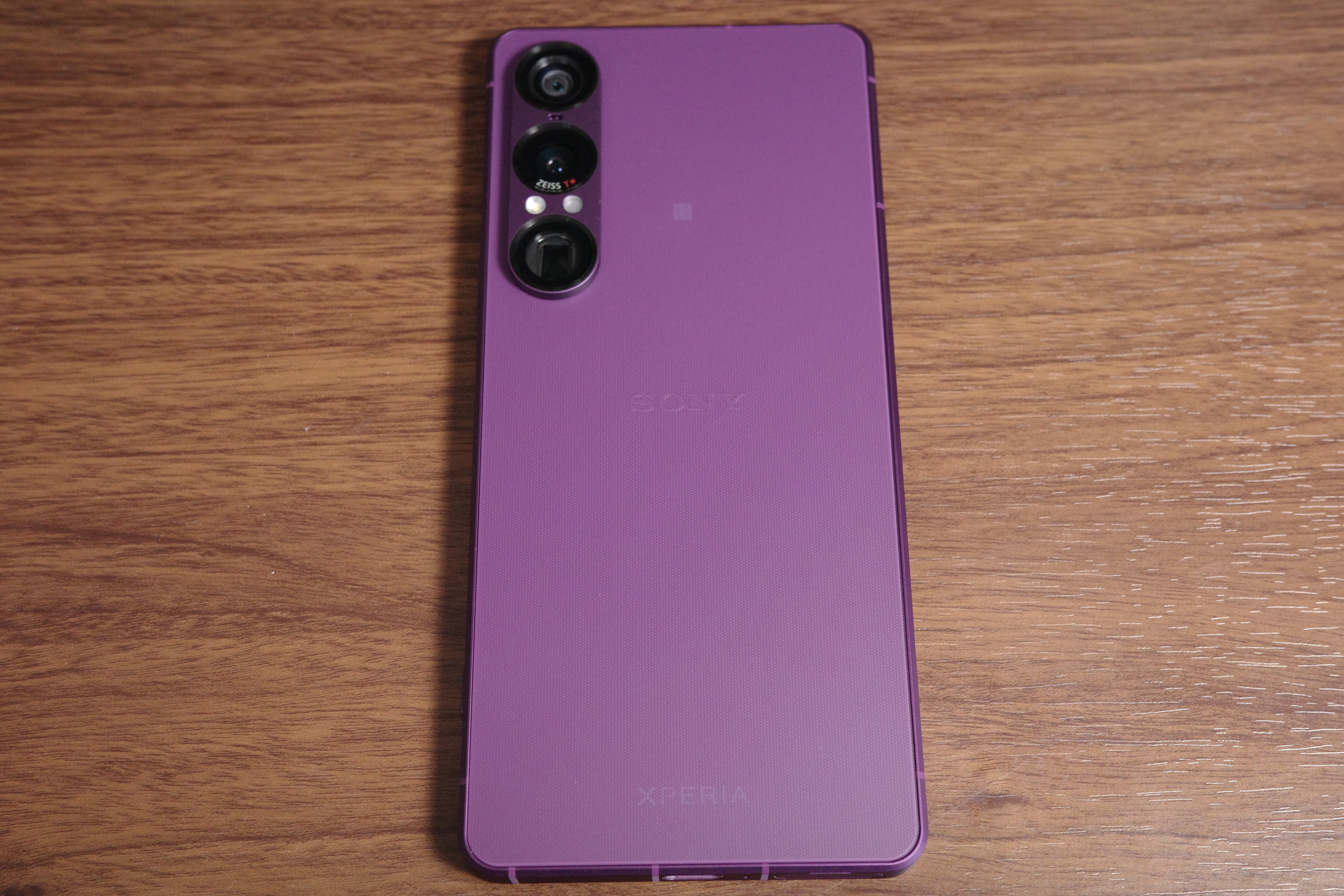 Xperia1Ⅶ オーキッドパープルフィルム、ヘッドホン付き