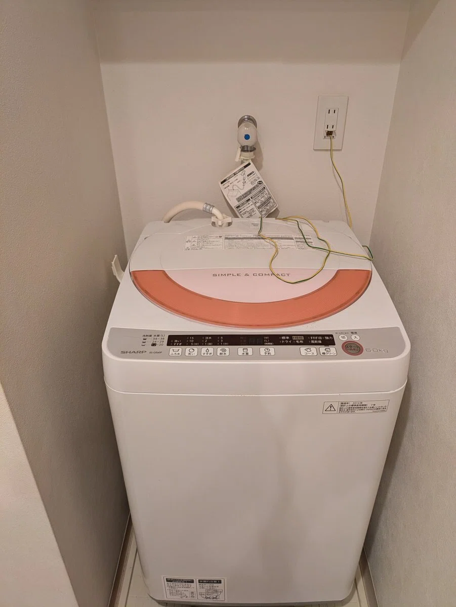新しい洗濯機がやってきた｜白桃ゆめの