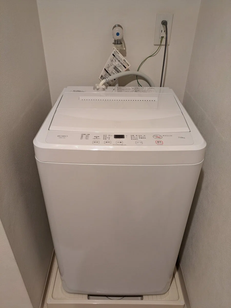 新しい洗濯機がやってきた｜白桃ゆめの