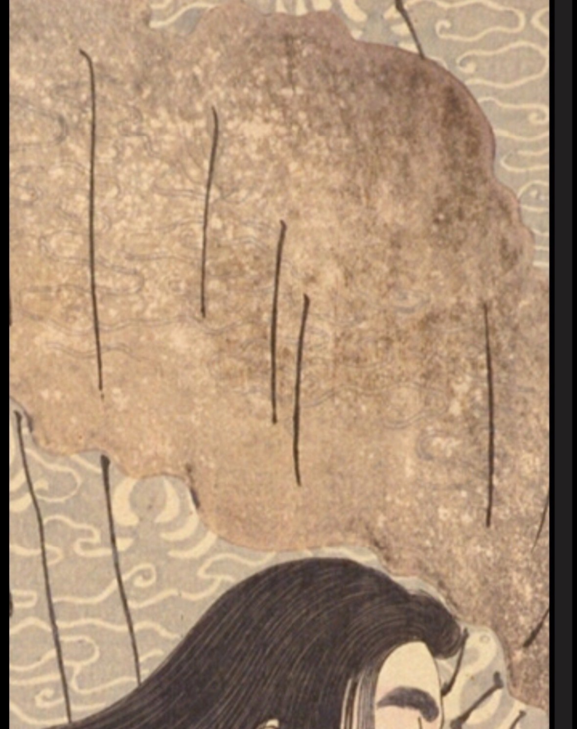 アンティーク　紙　木版(浮世絵) 35.5×24.5cm版上に落款有 アンティーク 紙 木版(浮世絵) 35.5×24.5cm版上に落款有 美術品