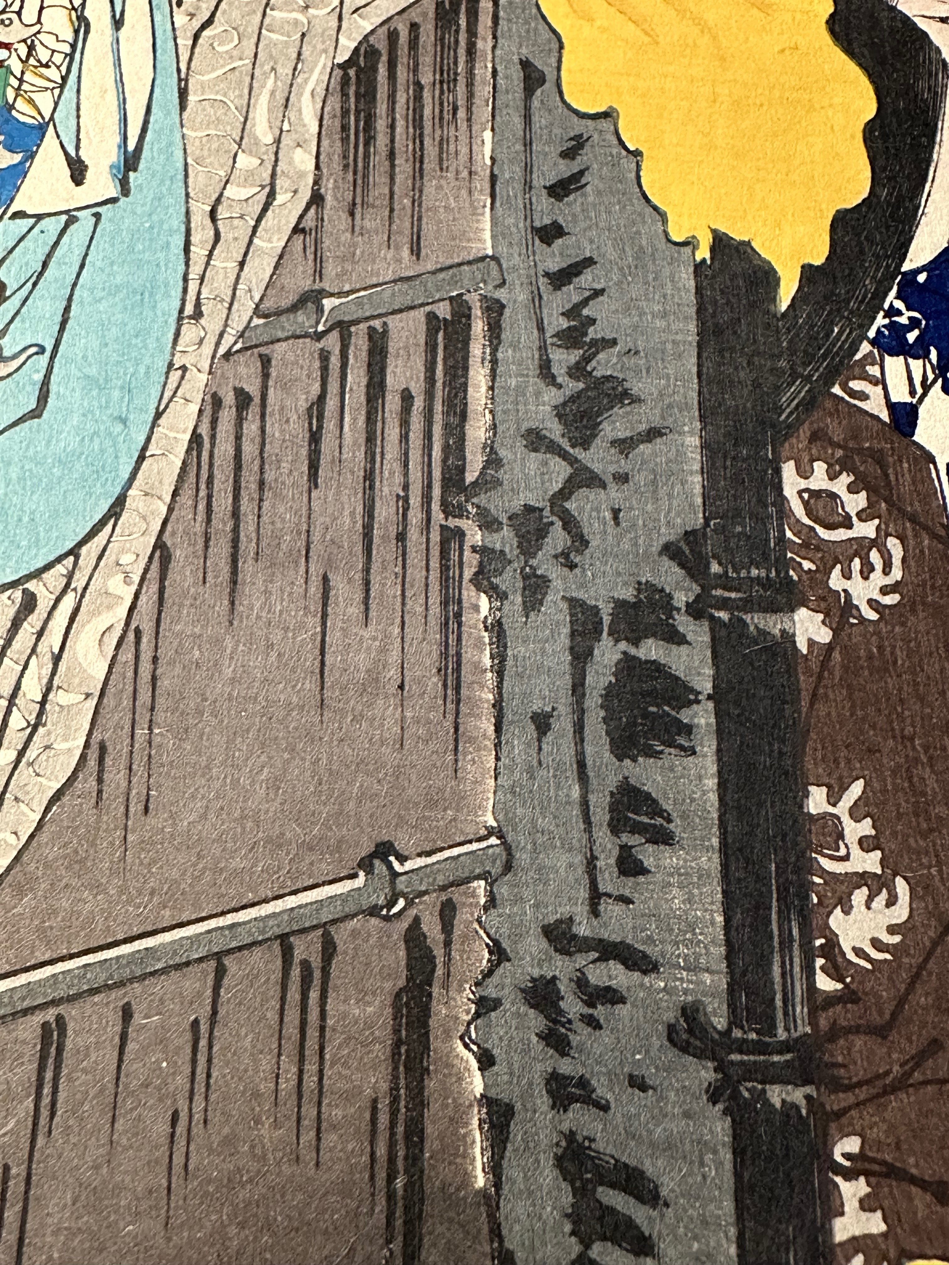 額装品 木版画 古地図の扉絵 1572年 ミュンスター 稀少 入手難作品