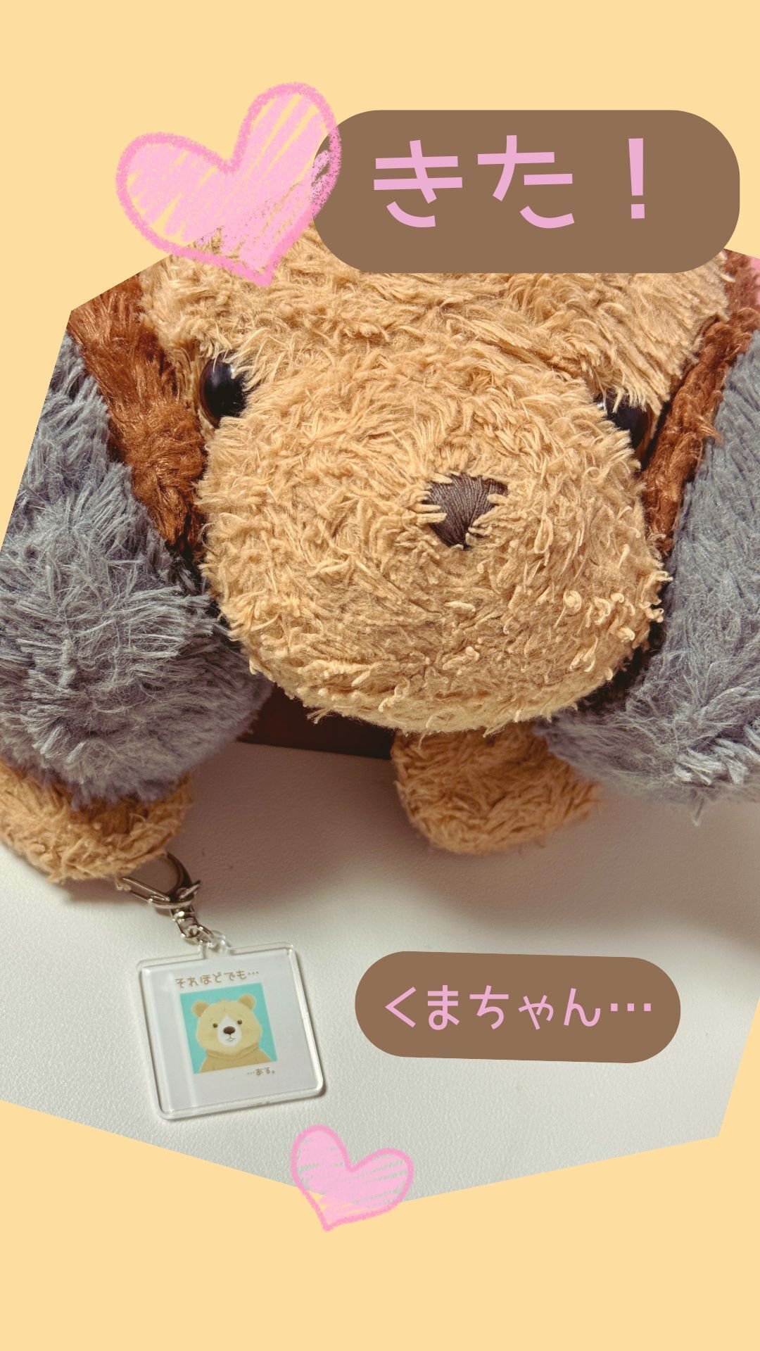 安価 ちえる日記🐾（4）ゆるクマさんの新しいアクキーが届クマ🐻で テープ・マスキングテープ