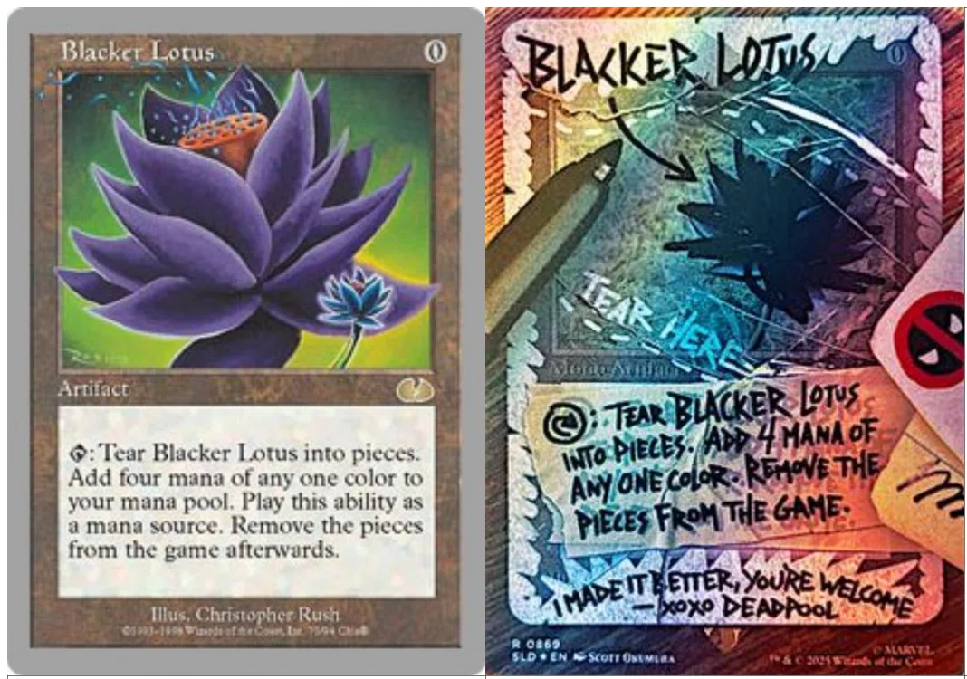 MTG Blacker Lotus ブラッカーロータス 絶版 希少 ワンオーナー ブラッカーロータス(2000円)をルールを破壊することで自由に使いたい