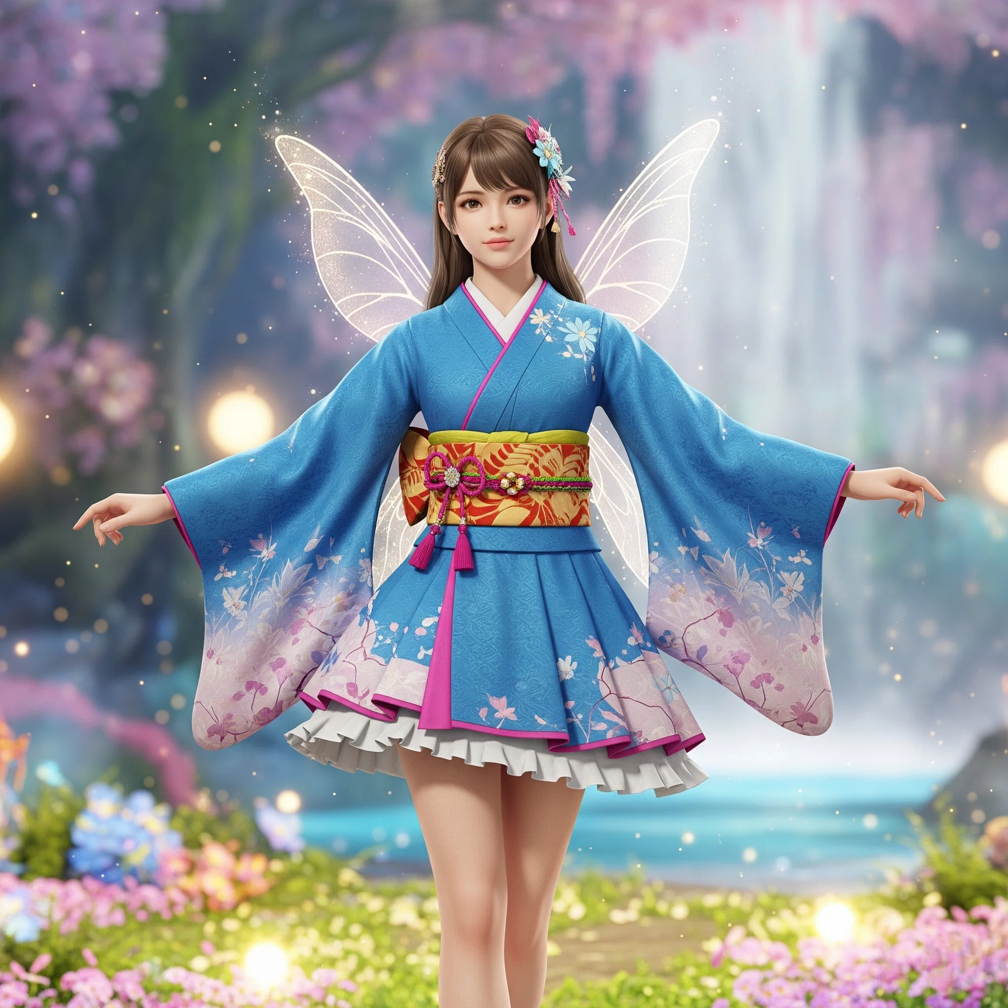 今週の和風ティンカー・ベル vol_2 フリー素材 和風 日本人 fairy 妖精