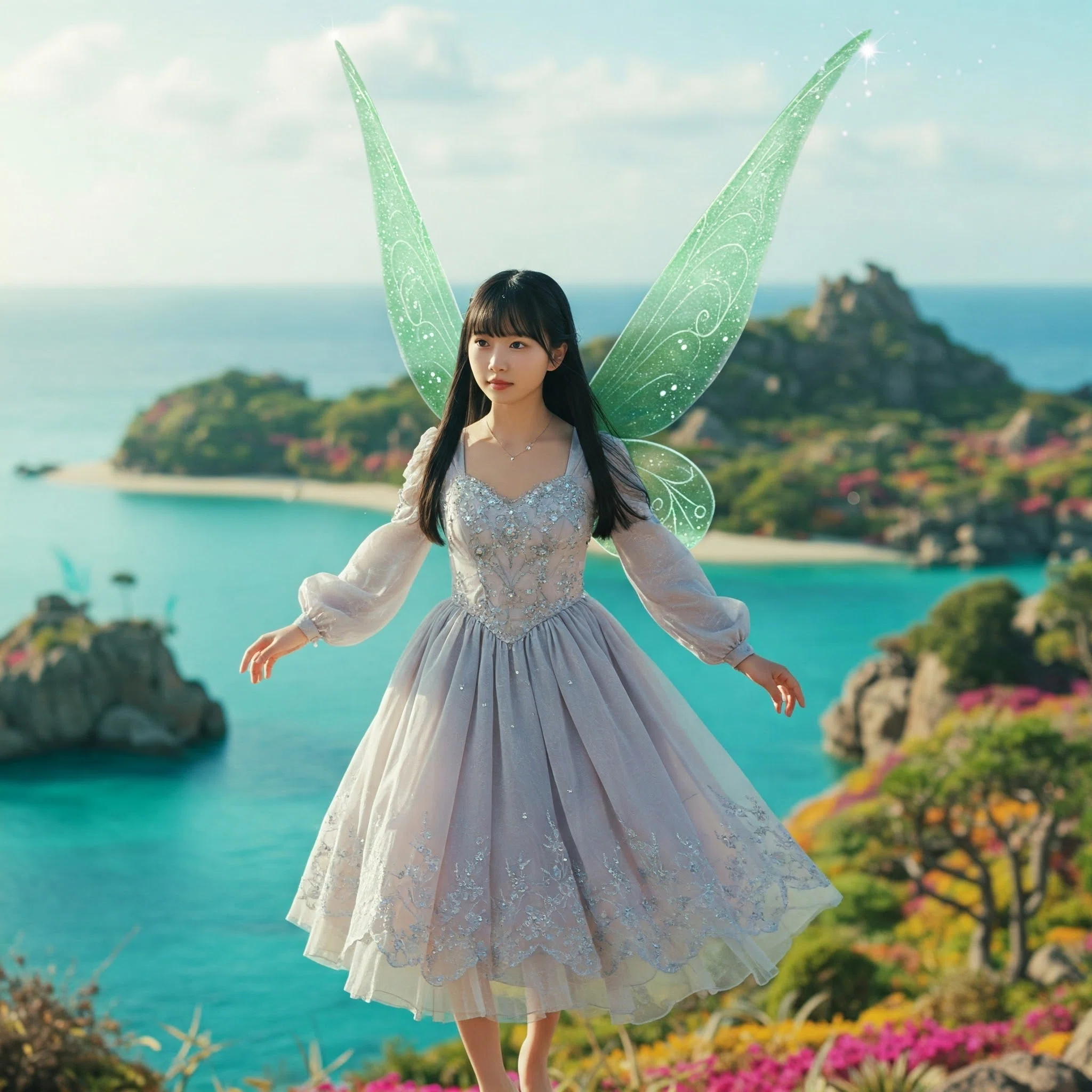 今週の和風ティンカー・ベル vol_2 フリー素材 和風 日本人 fairy 妖精