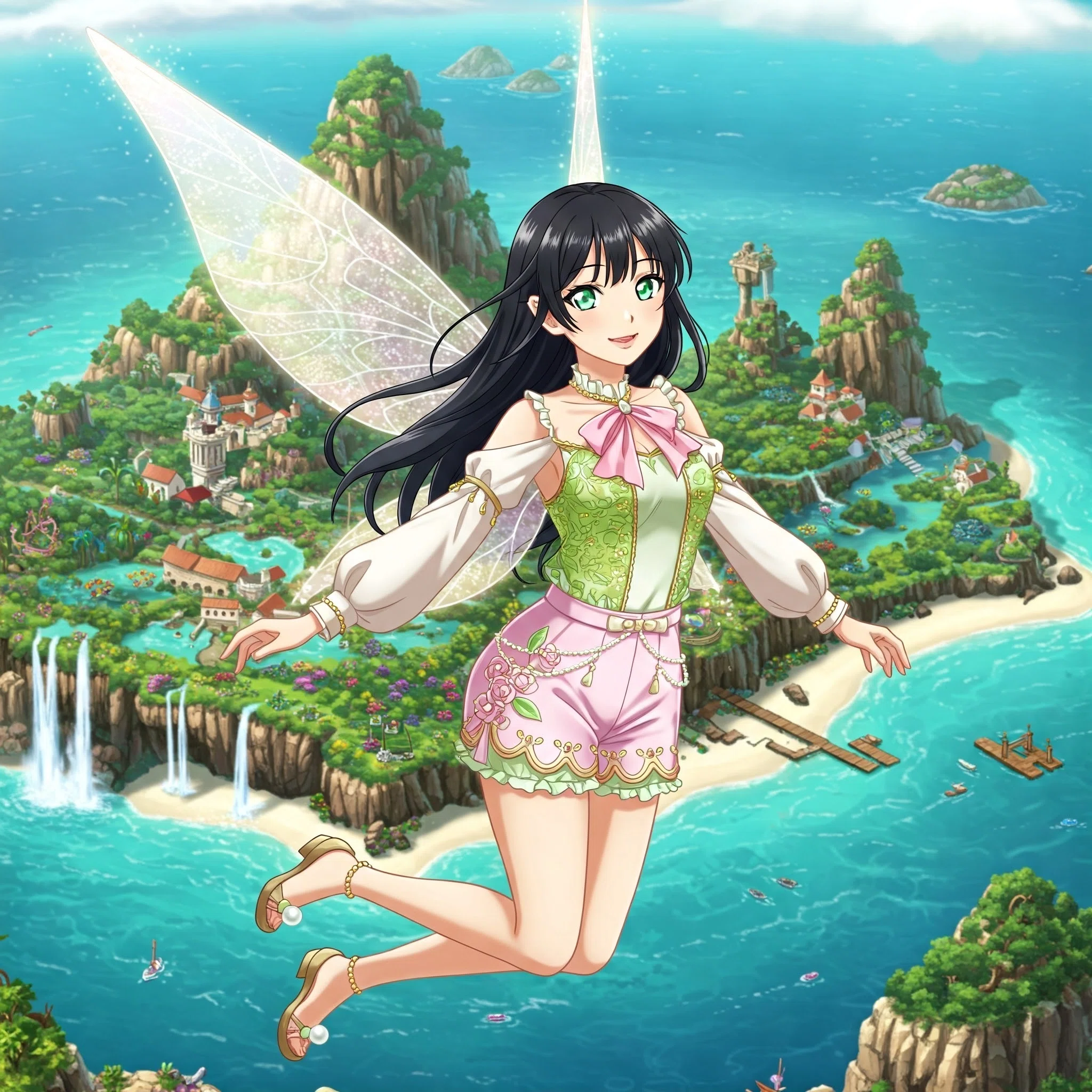 今週の和風ティンカー・ベル vol_2 フリー素材 和風 日本人 fairy 妖精