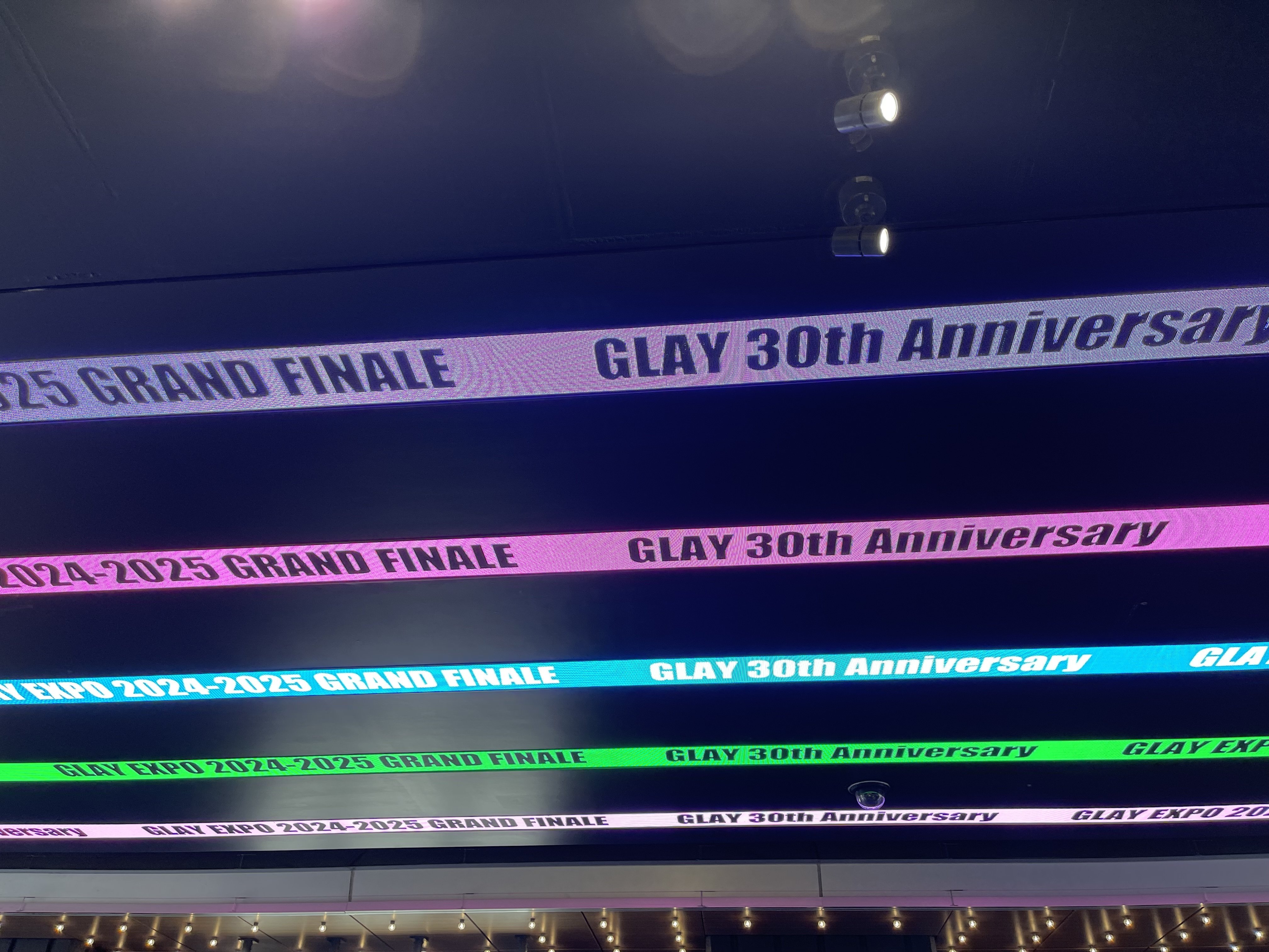 GLAY EXPO 2025 GRAND FINAL ガーランド 東京ドーム両日 GLAY 30th Anniversary GLAY EXPO 2024-2025 GRAND FINALE」東京