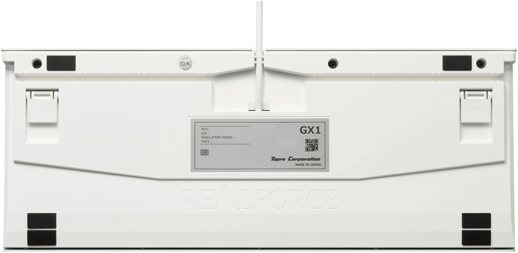 REALFORCE GX1 ラピッドトリガー 91キー TKL 30g (ホワイト