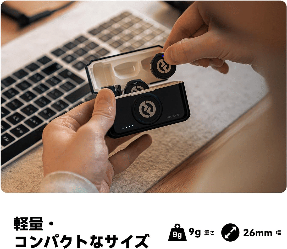 【値引き可】Hollyland Lark M2 Combo ワイヤレスピンマイク Amazon.co.jp: Hollyland Lark M2S Mini Combo (カメラ RX+USB-C