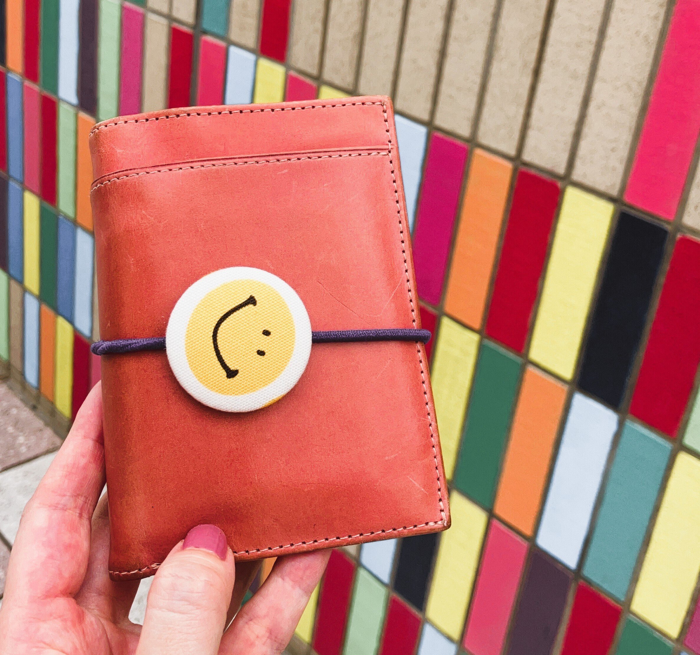 OLD COACH レザーメモ帳 赤 ビンテージ USA製 COACH オールド コーチ