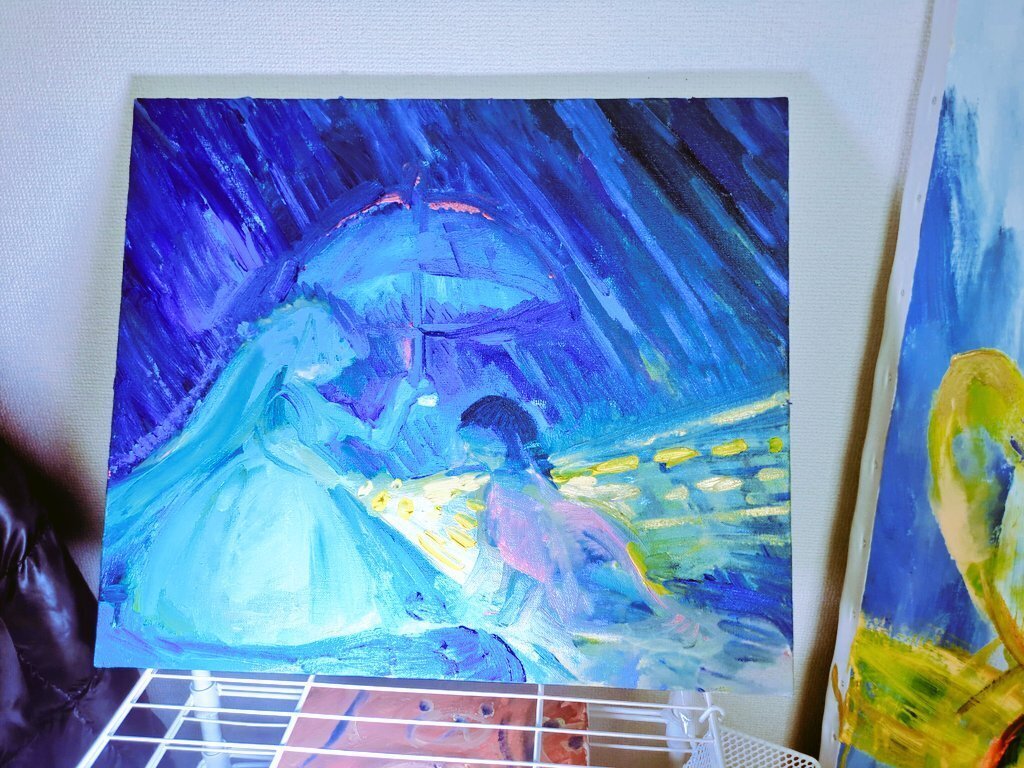 自分の油彩をAIに食わせてみたら、まさかの……！｜あおいうに@画家