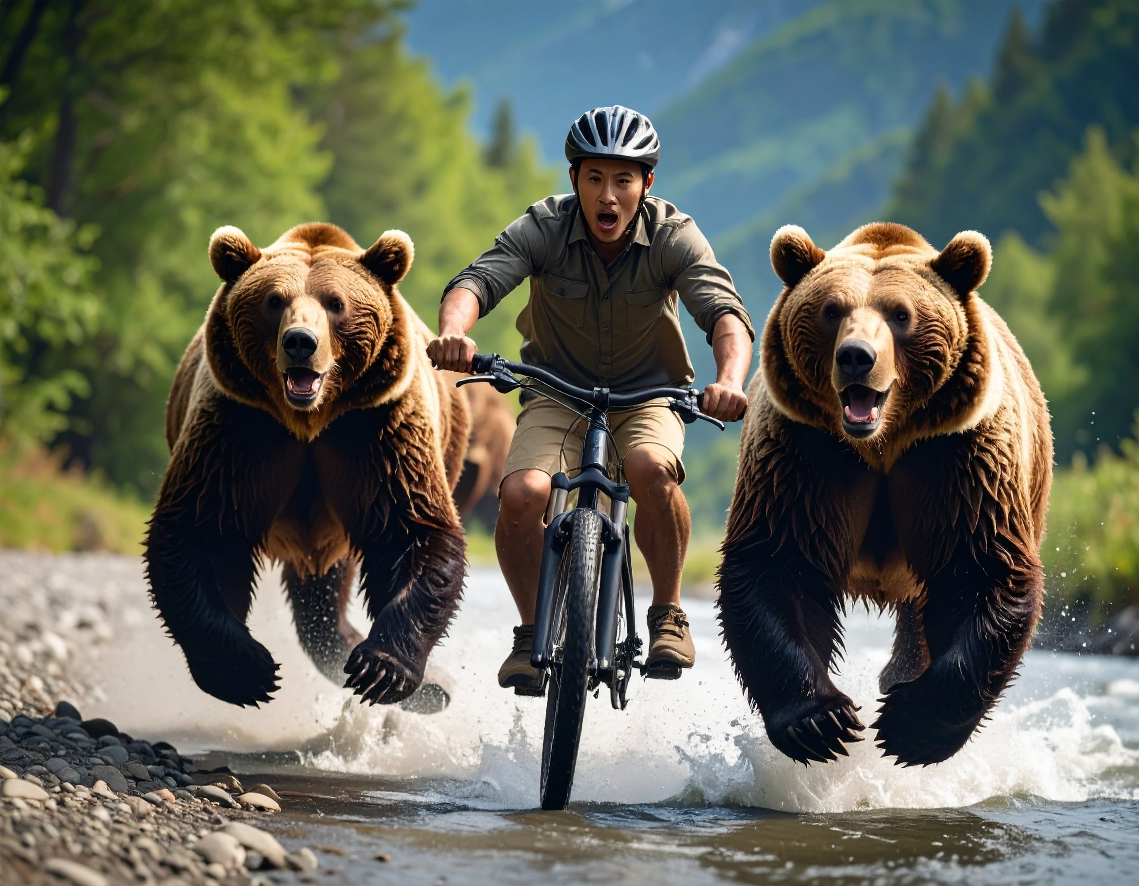 クマと遭遇し絶対絶命！？命がけの自転車旅に密着｜ピーアール