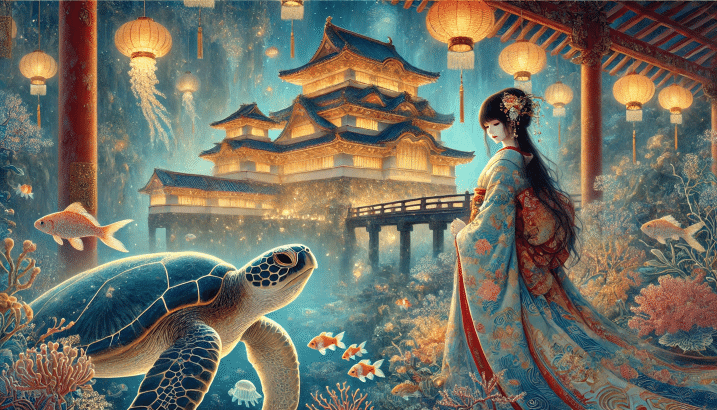 コンコンブル　浦島太郎　乙姫　海シリーズ 浦島太郎～乙姫様の恋～・第一章｜おやすみ前のやさしいお話