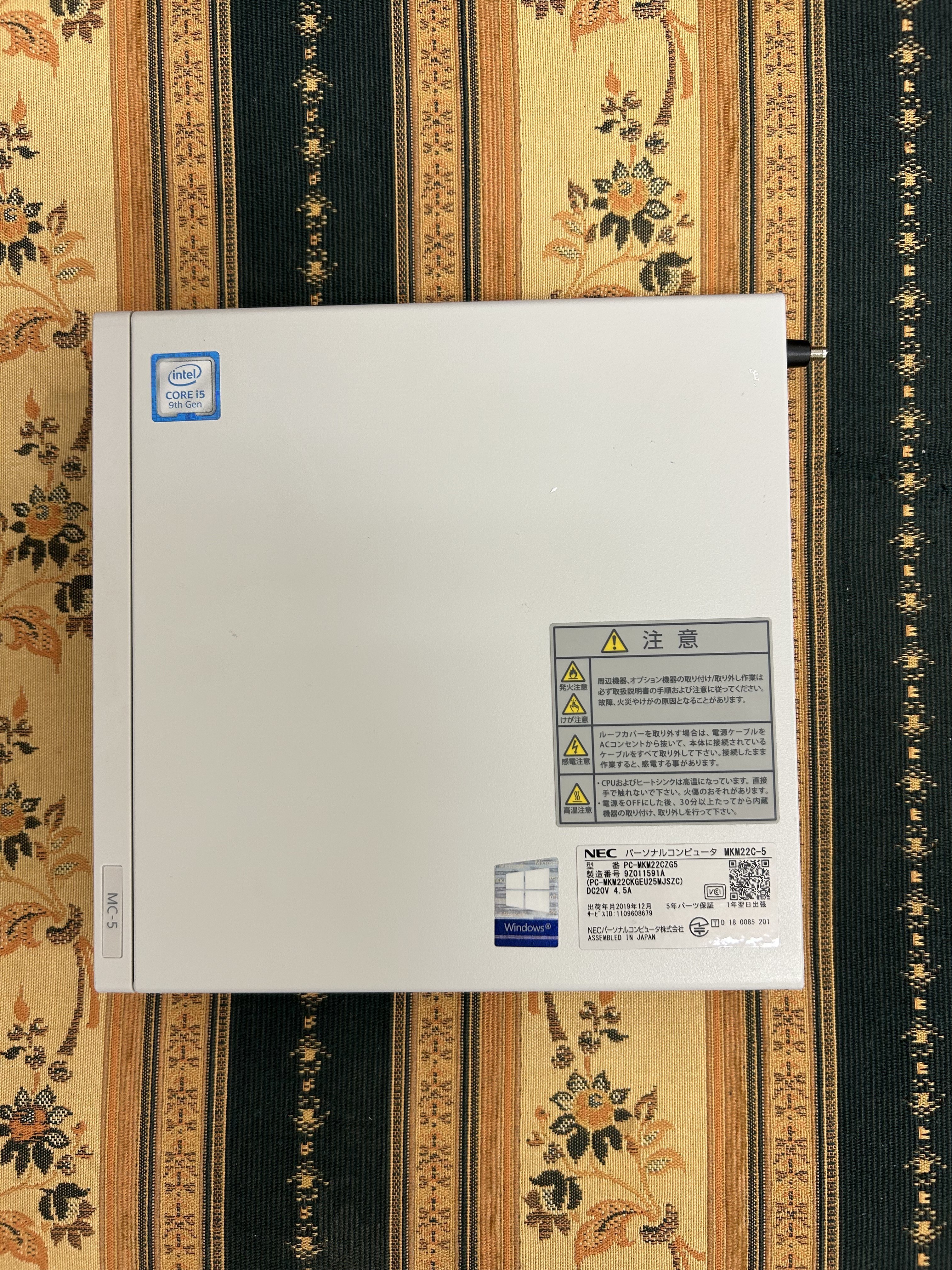NEC MateJ（MKM22C core i3 9100T）｜せと＠ｼｮﾝﾎﾞﾘｯｸ