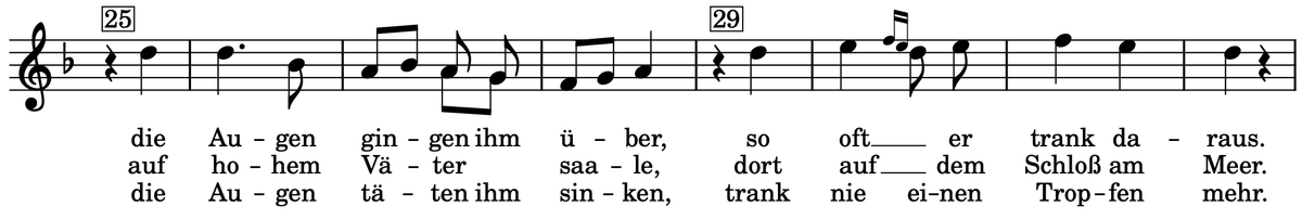 シューベルト、『トゥーレの王』 Der König in Thule (D 367, Op.5-5