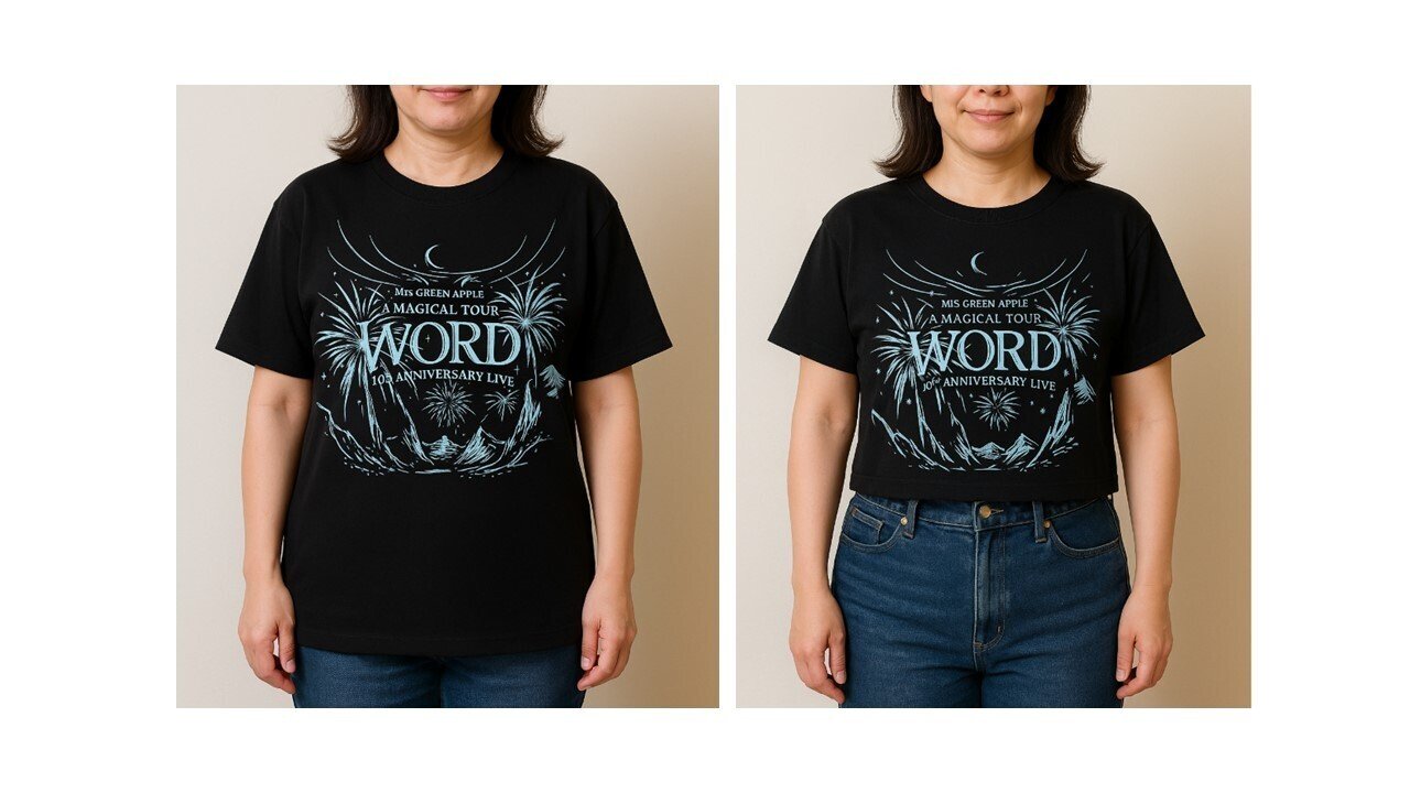 Mrs.GREEN APPLE　ミセス　フィヨルド　Tシャツ　クロップド Mrs.GREEN APPLE ミセス フィヨルド Tシャツ クロップド - メルカリ