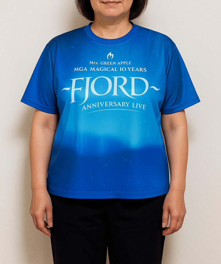 ミセスグリーンアップル　フィヨルド クロップドTシャツ Mrs GREEN APPLE ミセスグリーンアップル フィヨルド FJORD ロゴ