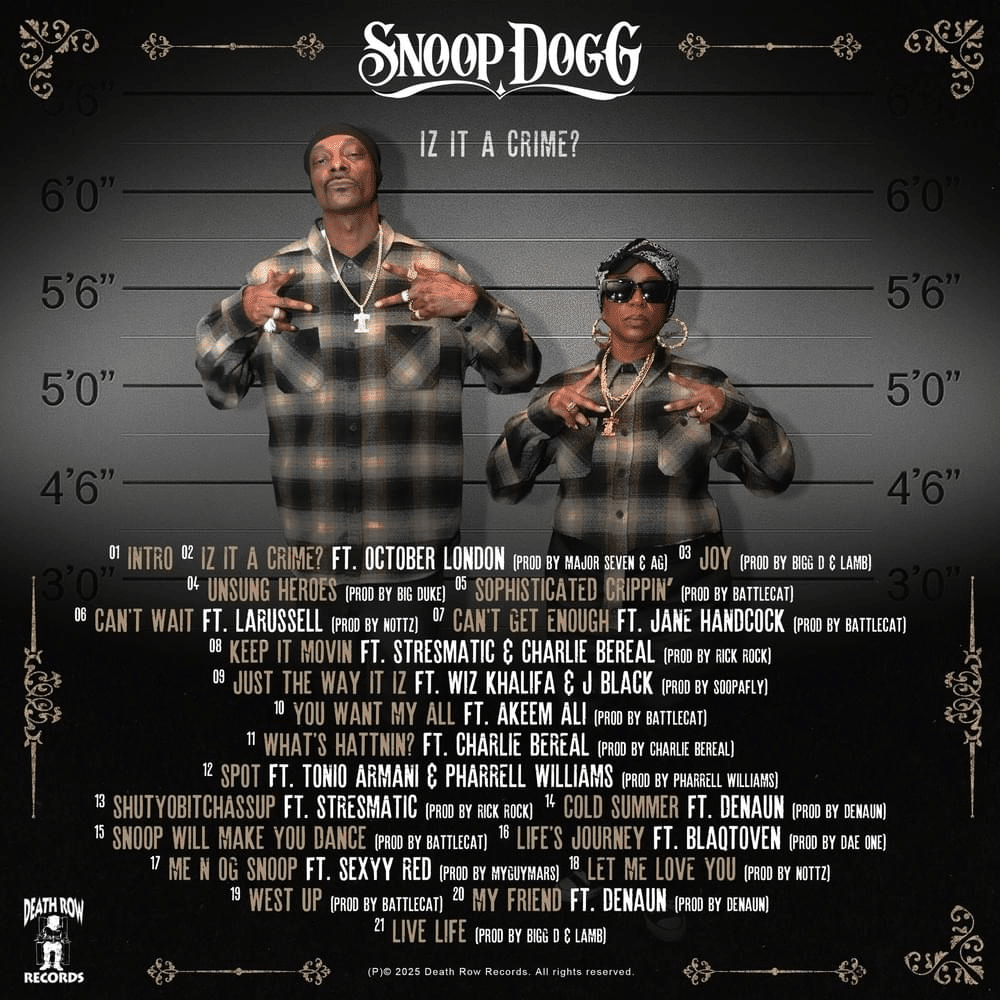 西海岸のレジェンド、Snoop Doggが放つ新たな問いかけ『Iz It A Crime