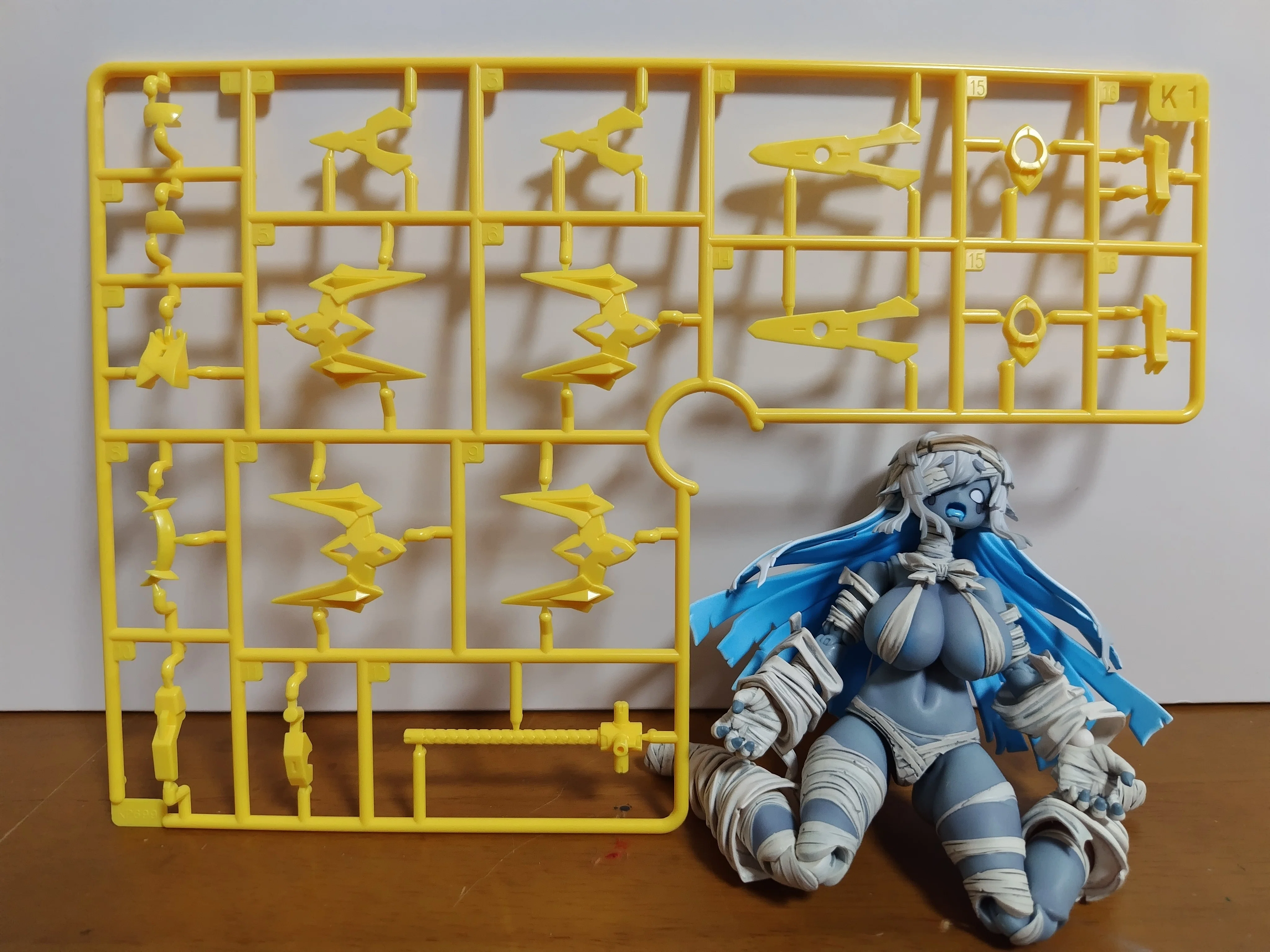 メガミデバイス 皇巫アメノウズメ陽光 箱絵＆ランナー紹介｜サコウ