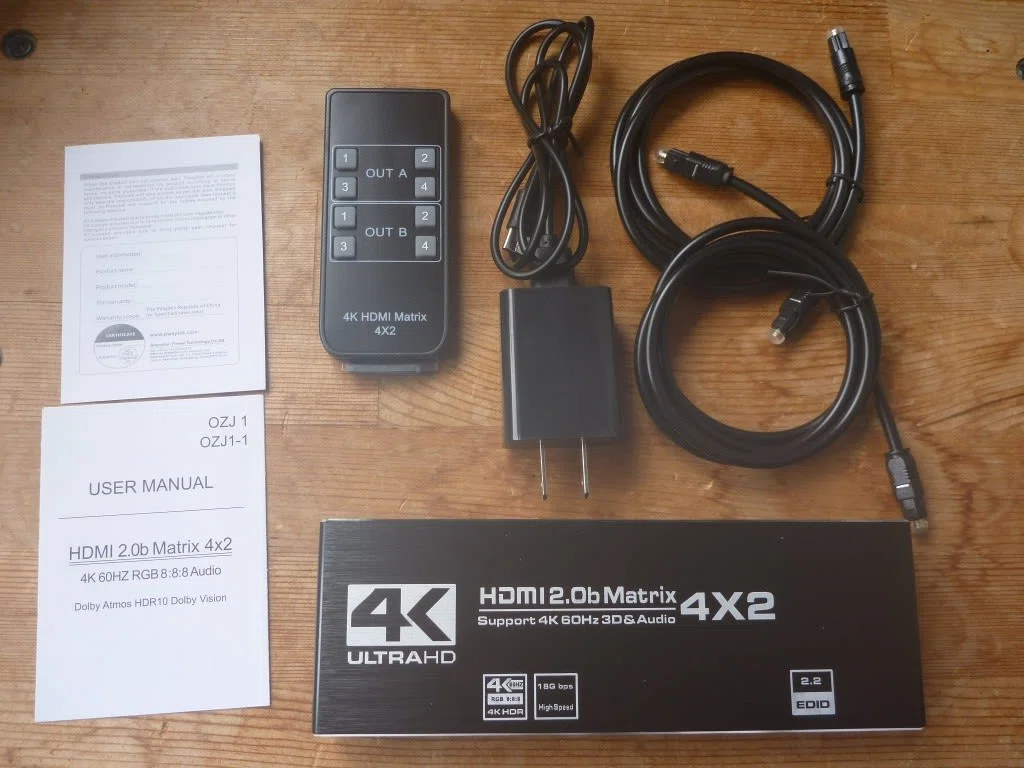 HDMI マトリックス セレクター『OZJ1-1』のレビュー＆映像信号が切れた