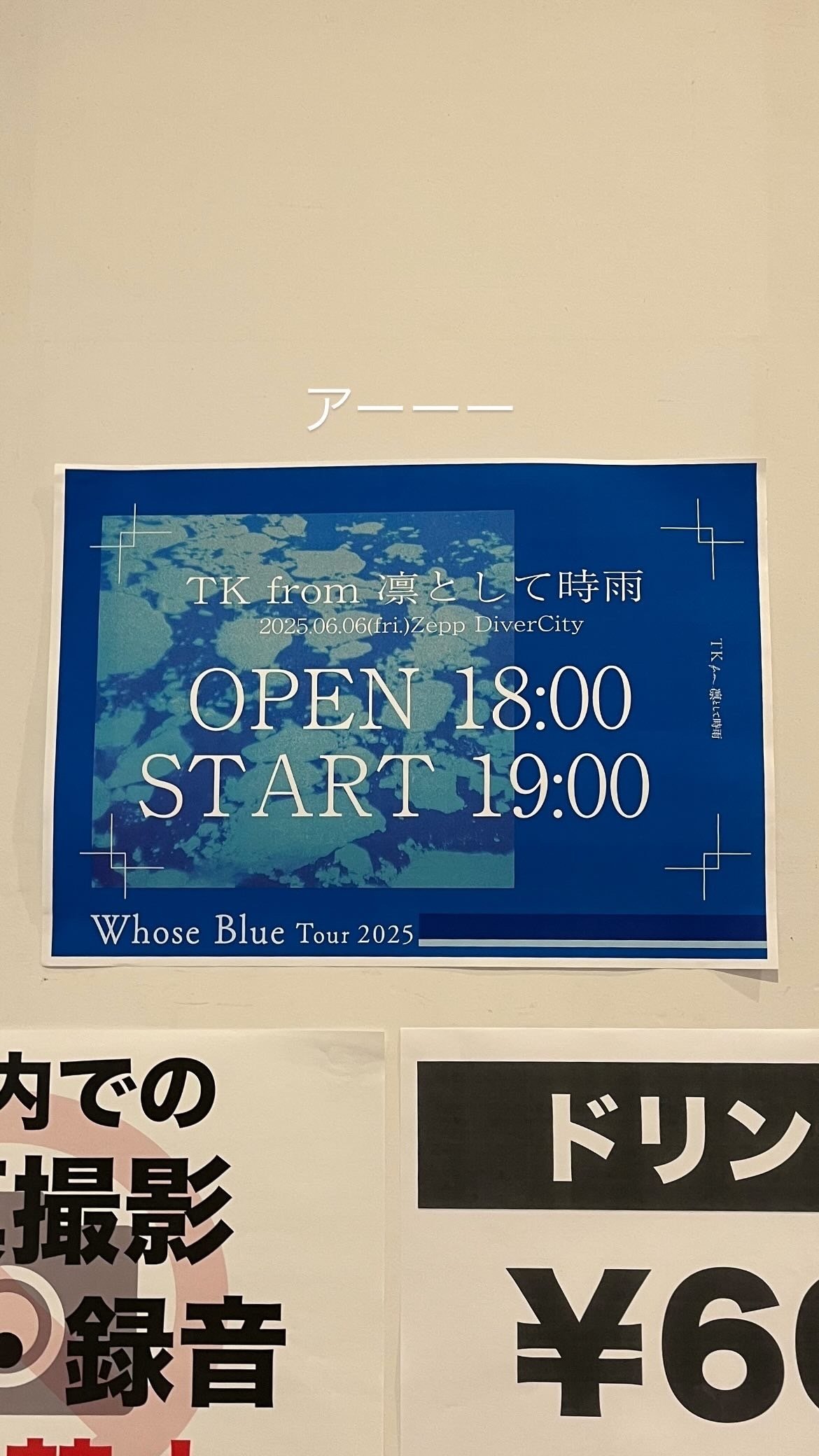 日記】Whose Blue @Zepp DiverCity｜コリ