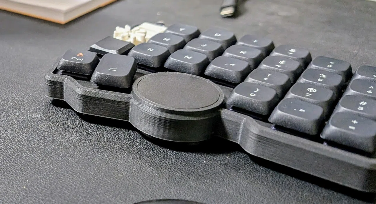 LalaPad クラシック 無線分割 完成品 ダブルトラックパッド仕様 LalaPad クラシック 無線分割 完成品 トラックパッド