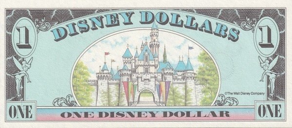 初めてのDダラー】1990年版（$10初登場）ディズニーダラーの紙幣を徹底