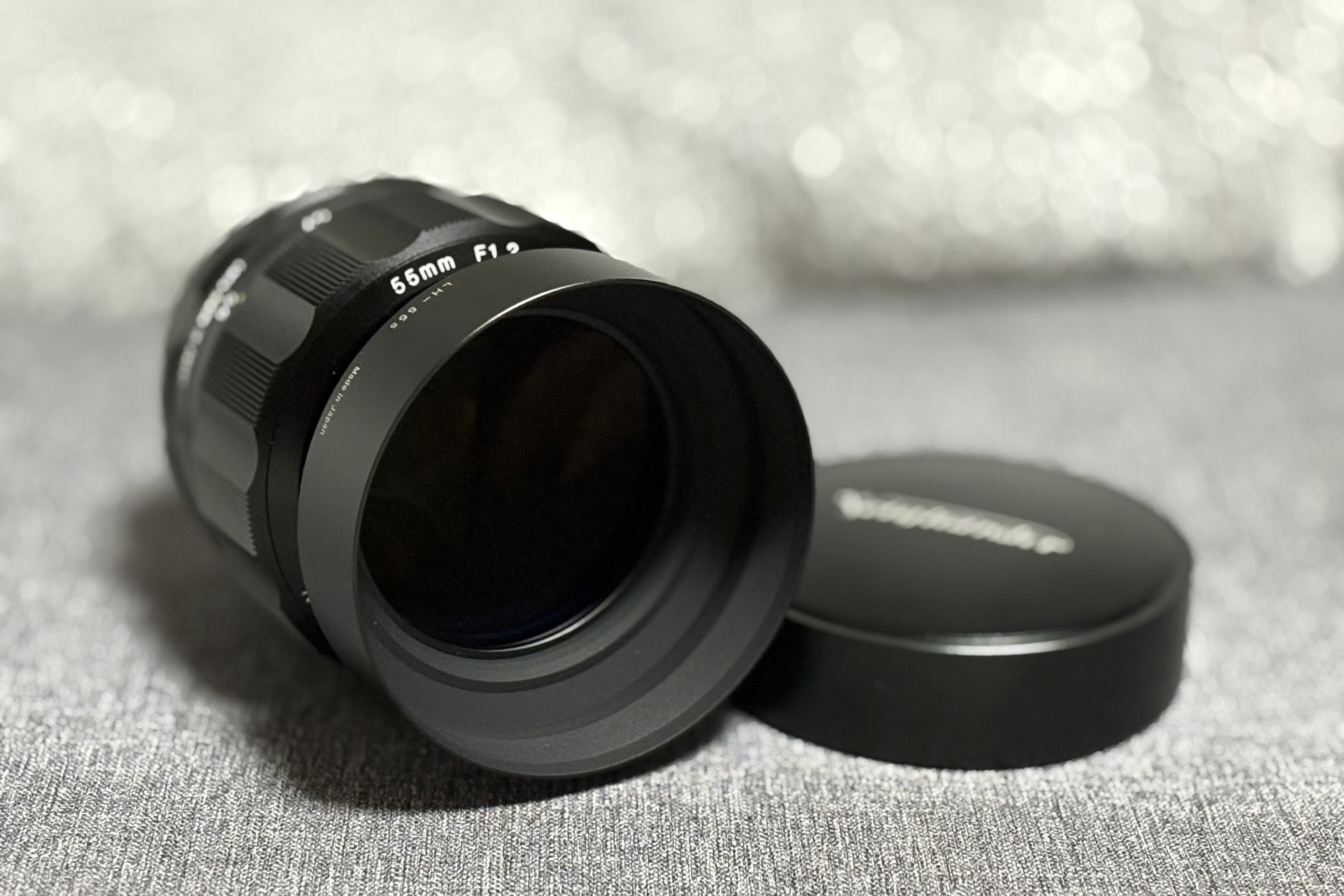 Voigtlander NOKTON 55mm F1.2 SLIIs と、はじめて使ってみる