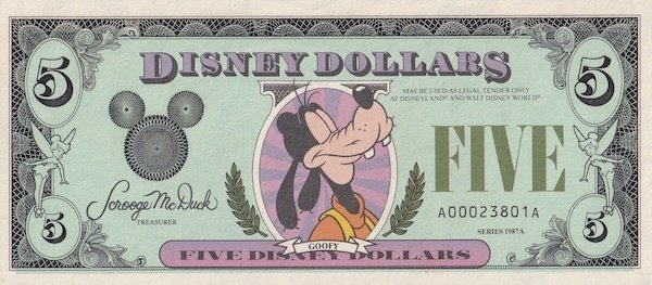 初めてのDダラー】発行初年度1987年ディズニーダラーを徹底紹介