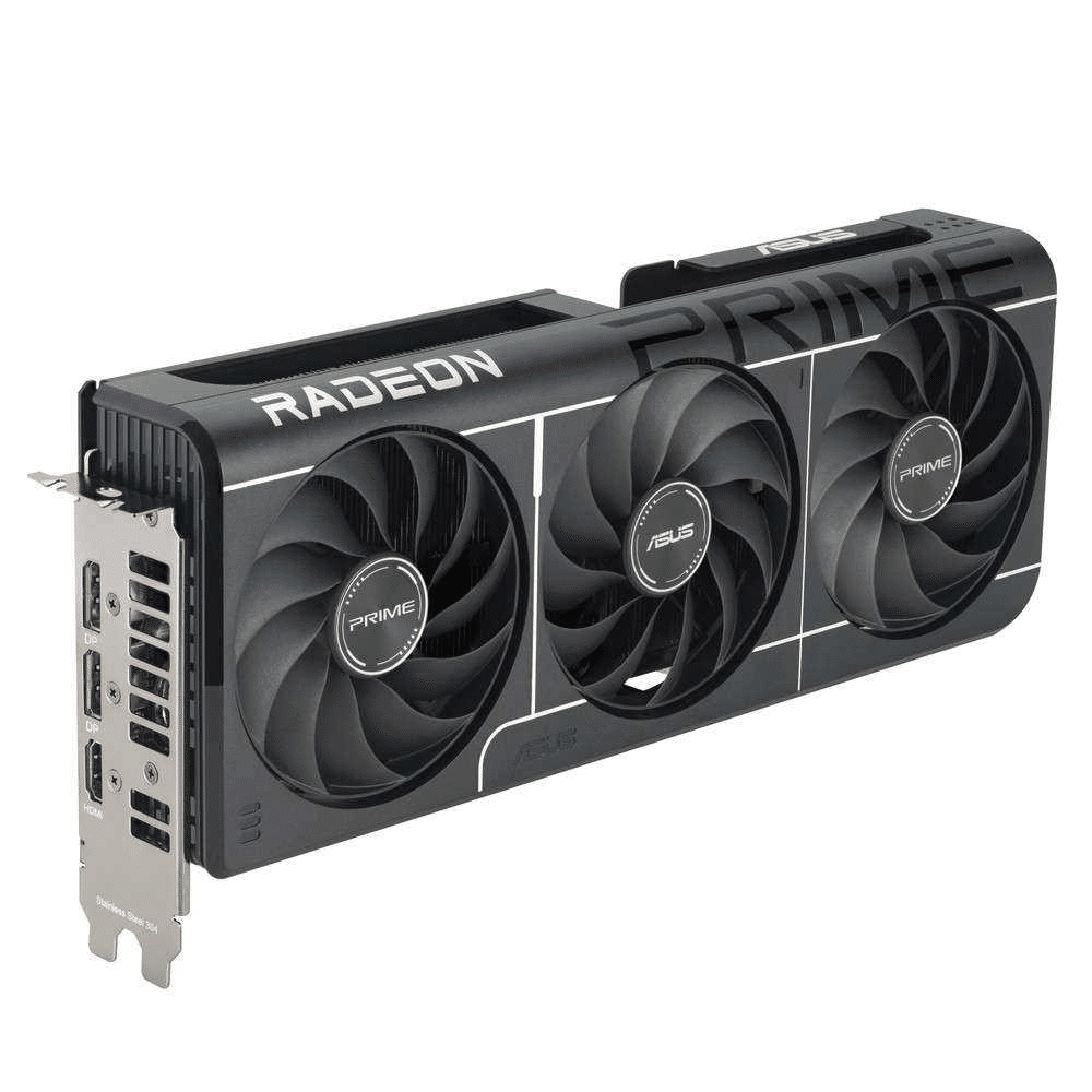 ASUS Radeon RX9060XT 16GB OC 3ファン ASUSから、Radeon RX 9060 XT 搭載グラフィックボードを発売