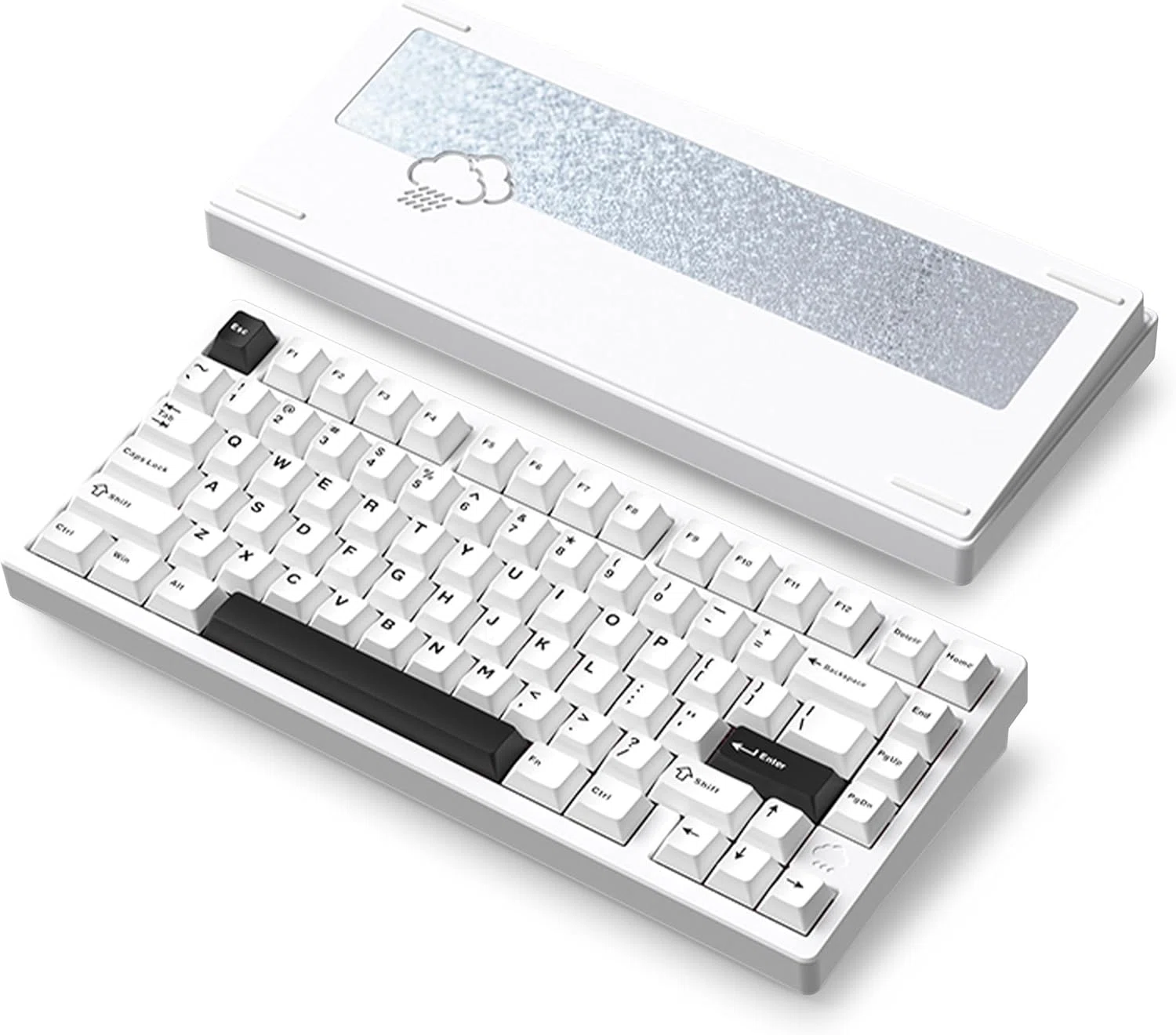 WOBKEY Rainy 75 3WAY接続 雨音打鍵 RGB ホットスワップ (Luna