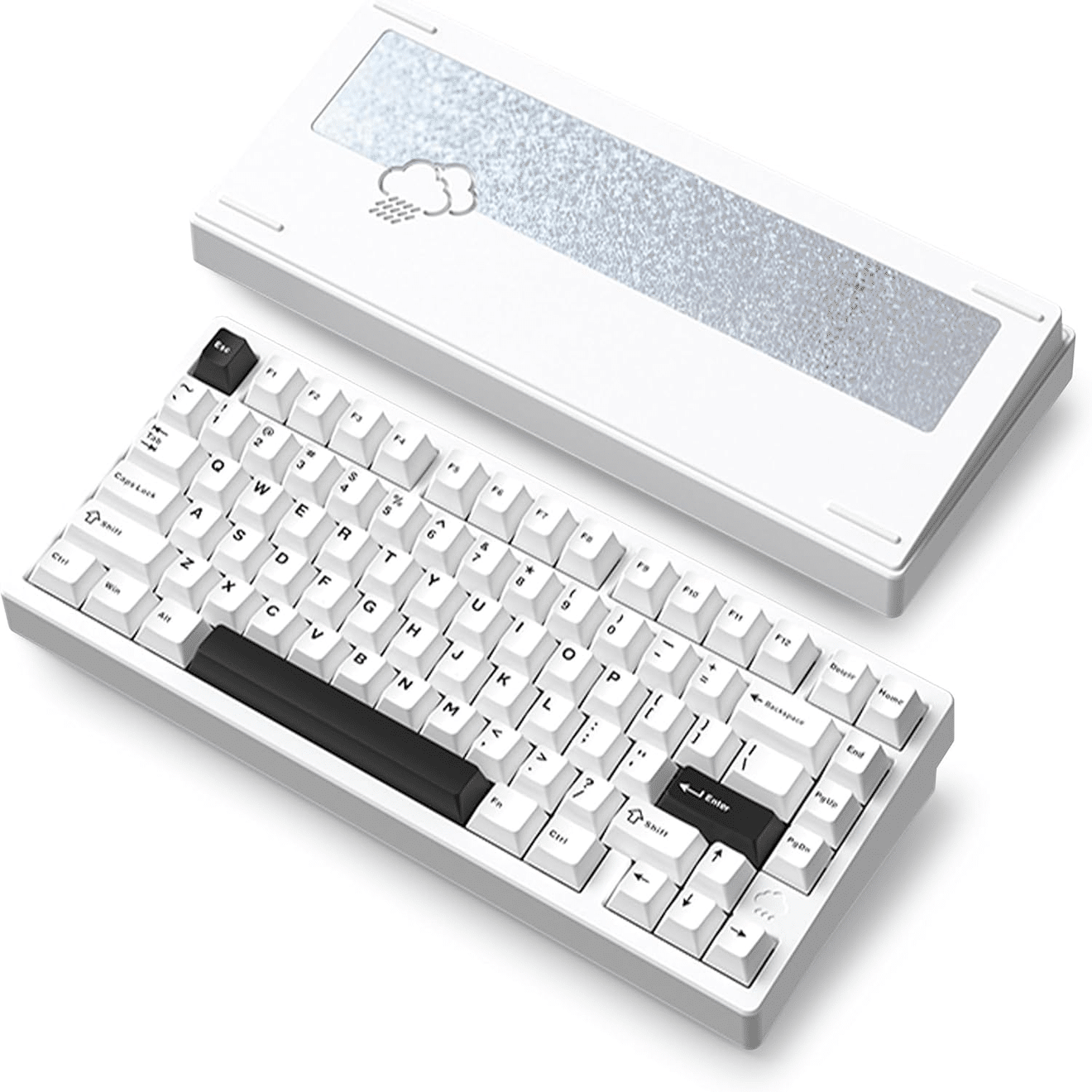 WOBKEY Rainy 75 3WAY接続 雨音打鍵 RGB ホットスワップ (Luna