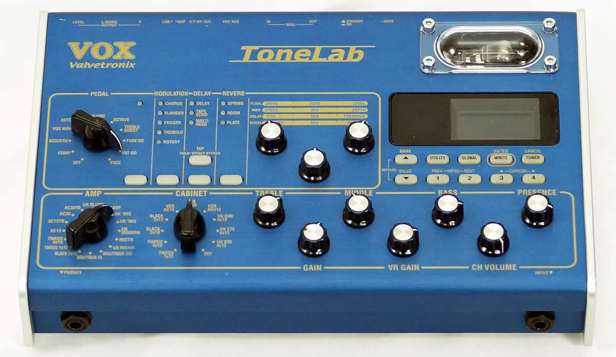 特選中古品!真空管を搭載した「VOX ToneLab」の初代モデルが中古で 特選中古品!真空管を搭載した「VOX ToneLab」の初代モデルが中古で