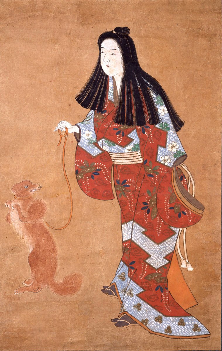 ヴィンテージ 浮世絵師 勝川春章 美人戯猫図 浮世絵 美人画 着物 紙本 掛軸 ヴィンテージ 浮世絵師 勝川春章 美人戯猫図 浮世絵 美人画 着物