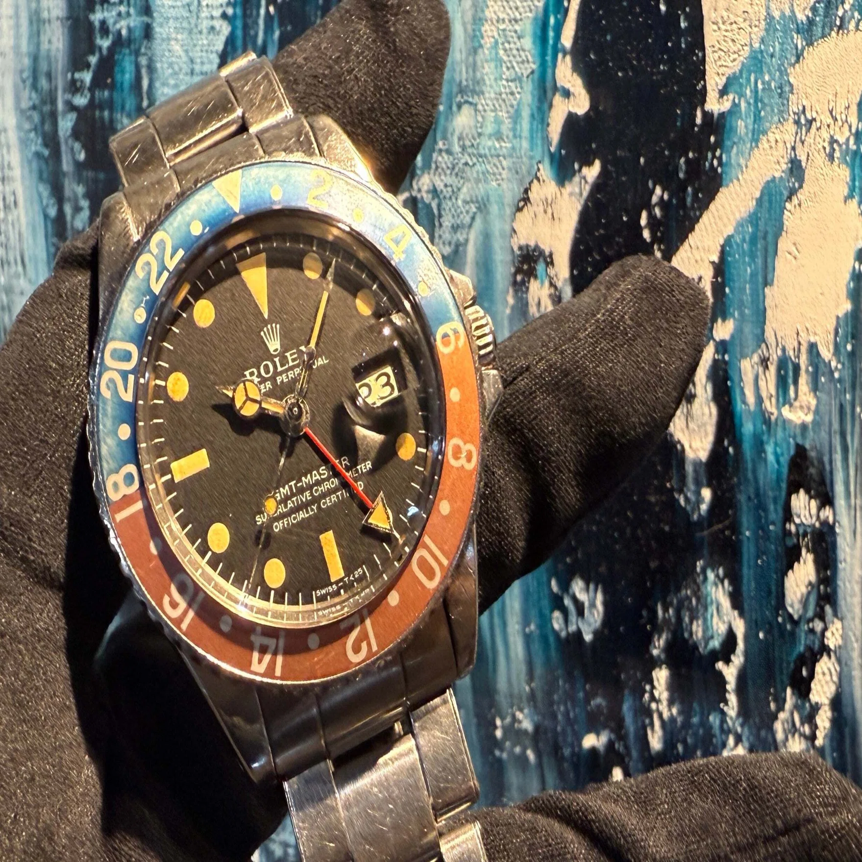 グラデーションインサート&綺麗なMK1ダイヤルが魅力 GMTマスター1675 