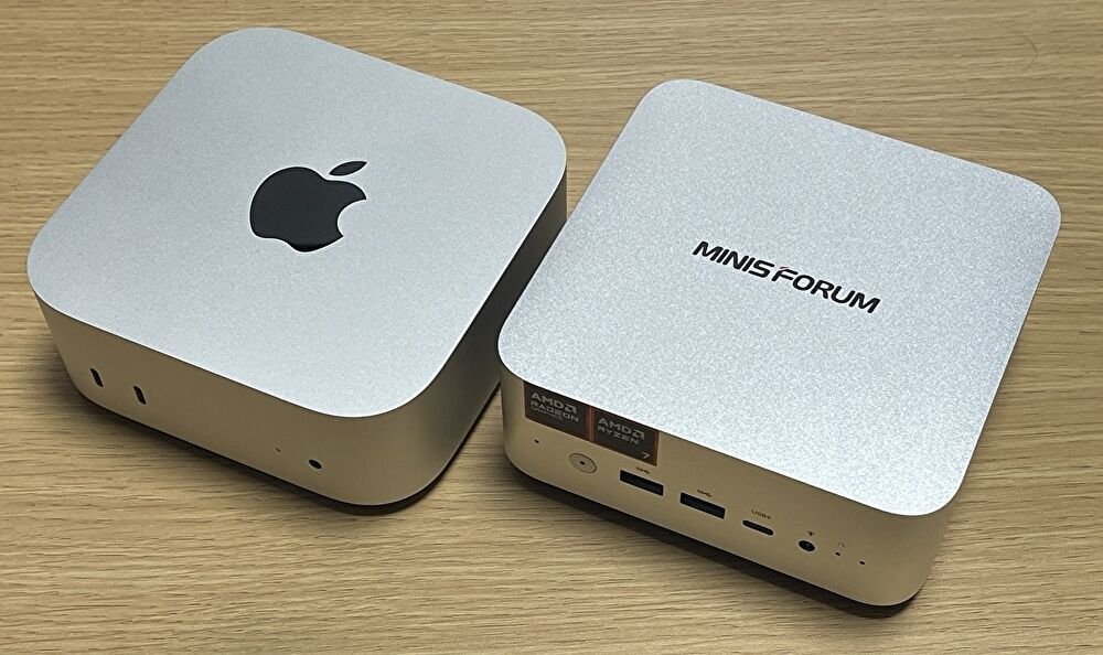 【激安】Mac mini ※Windowsも使えます※ MINISFORUM AI X1、Ryzen 7 255を搭載するミニPCのスペック